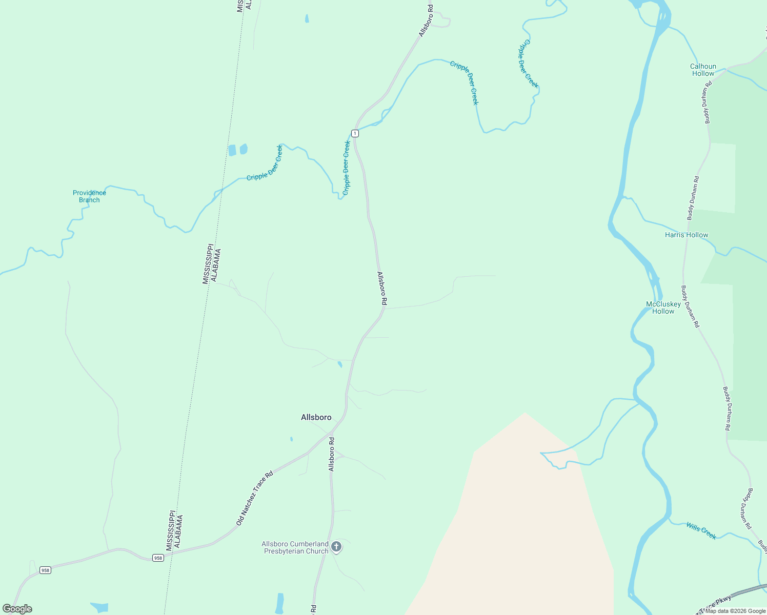 map of restaurants, bars, coffee shops, grocery stores, and more near 1400 Allsboro Road in Cherokee