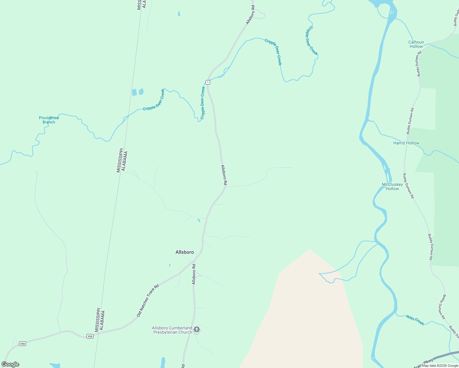 map of restaurants, bars, coffee shops, grocery stores, and more near 1400 Allsboro Road in Cherokee