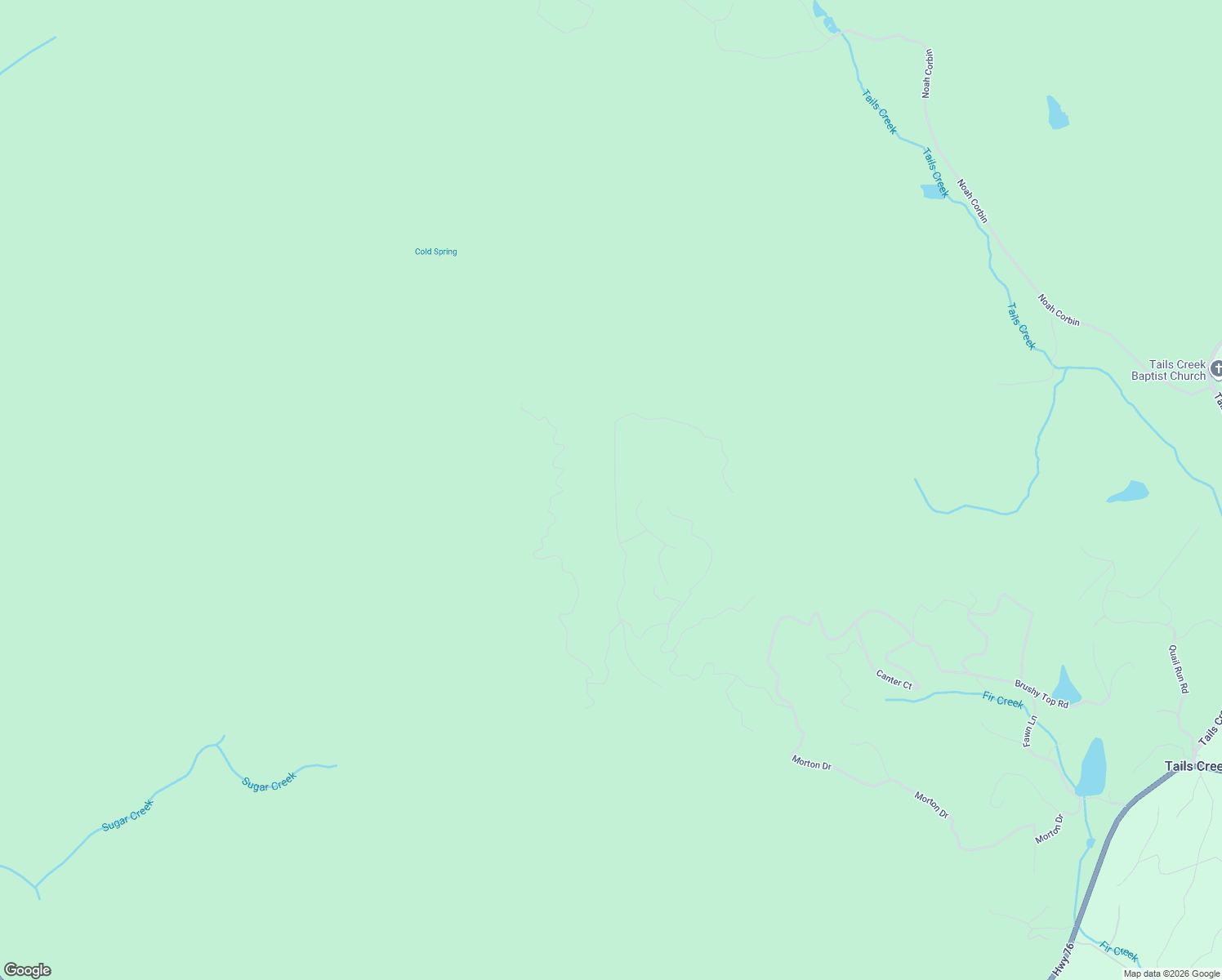 map of restaurants, bars, coffee shops, grocery stores, and more near 395 Dowell Circle in Ellijay