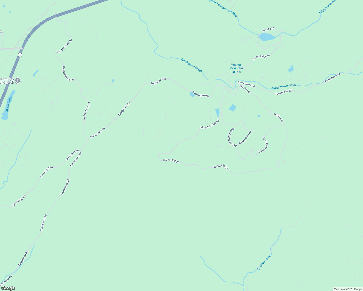 map of restaurants, bars, coffee shops, grocery stores, and more near 1025 Mountain Oak Road in Ellijay