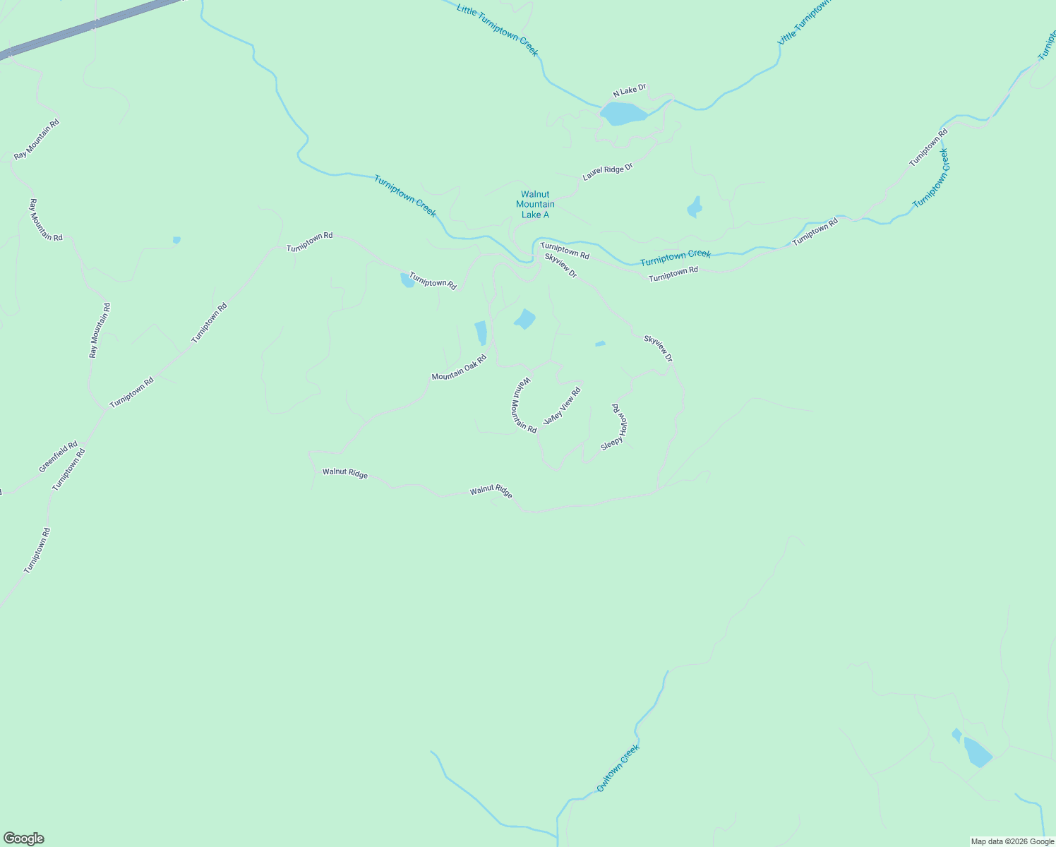 map of restaurants, bars, coffee shops, grocery stores, and more near 415 Walnut Mountain Road in Ellijay