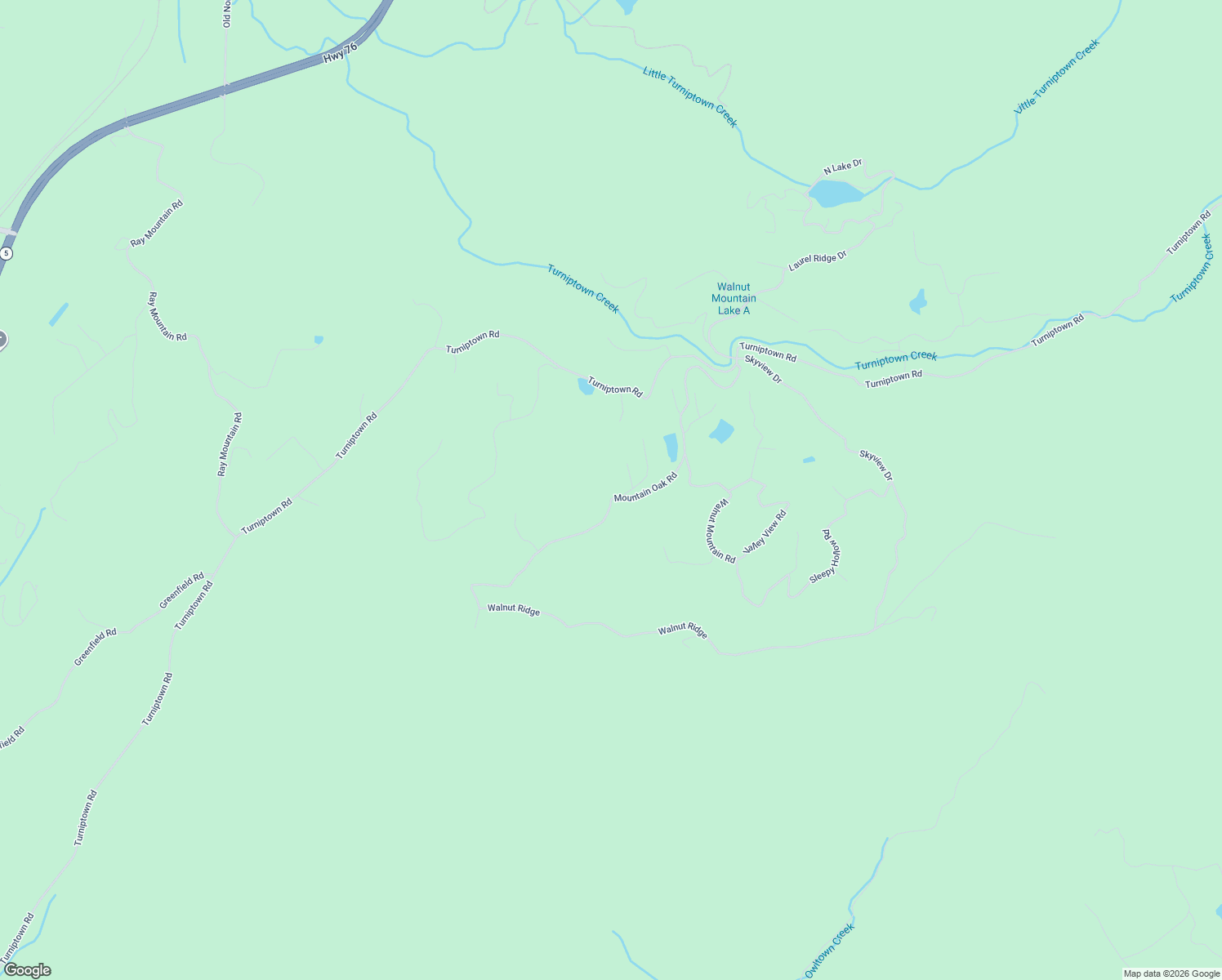 map of restaurants, bars, coffee shops, grocery stores, and more near 758 Mountain Oak Road in Ellijay