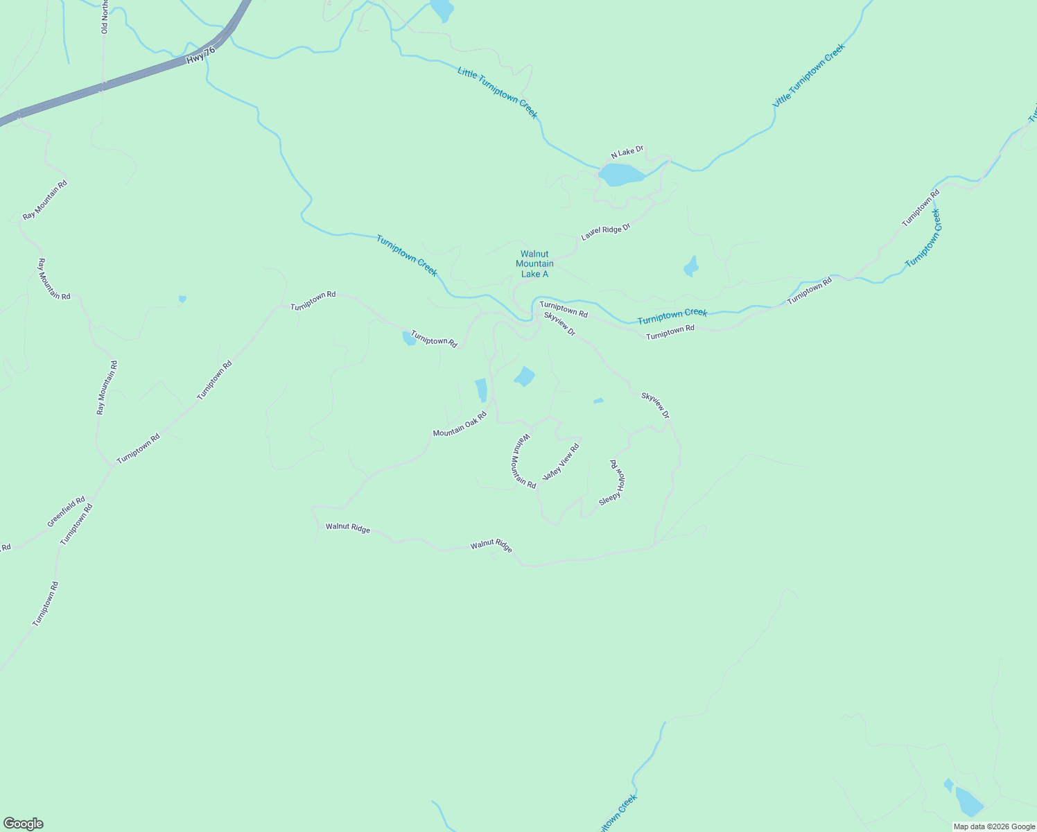 map of restaurants, bars, coffee shops, grocery stores, and more near 169 Walnut Mountain Road in Ellijay