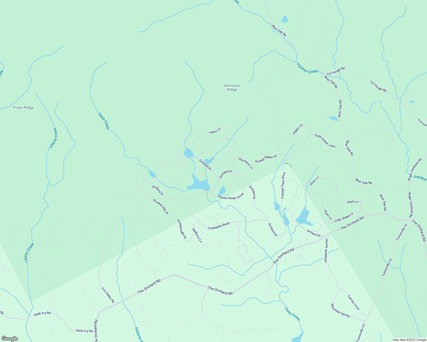 map of restaurants, bars, coffee shops, grocery stores, and more near Golden Lane in Habersham County