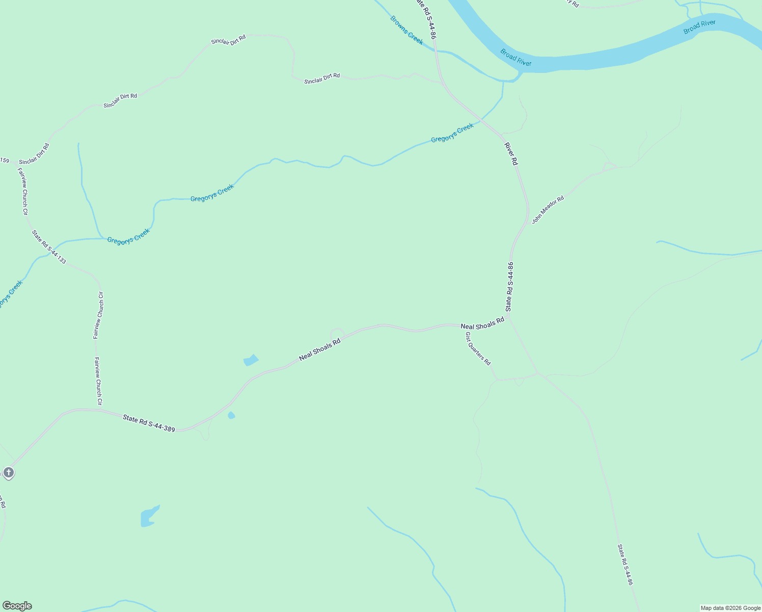 map of restaurants, bars, coffee shops, grocery stores, and more near 2005 Neal Shoals Road in Union