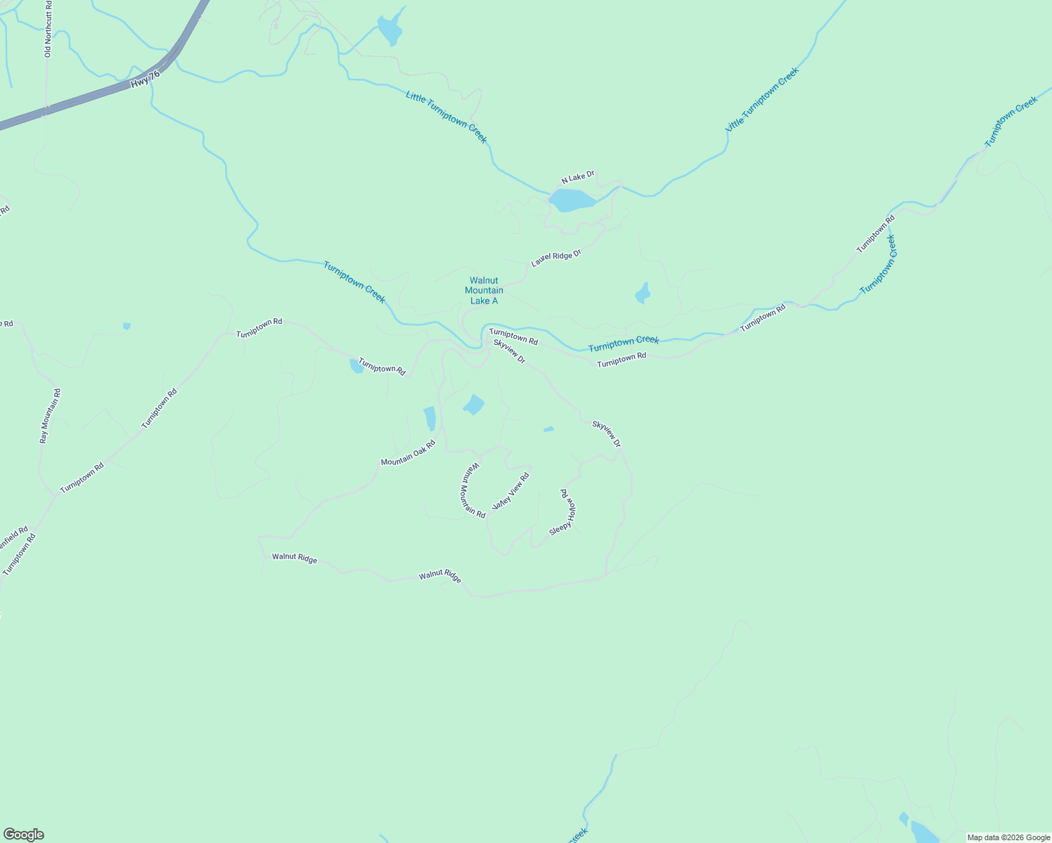 map of restaurants, bars, coffee shops, grocery stores, and more near 188 Pine Ridge Road in Ellijay