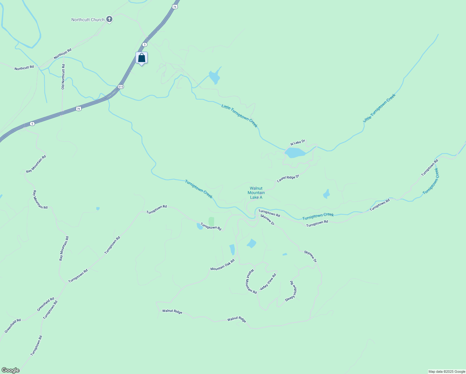 map of restaurants, bars, coffee shops, grocery stores, and more near 310 Dogwood in Ellijay