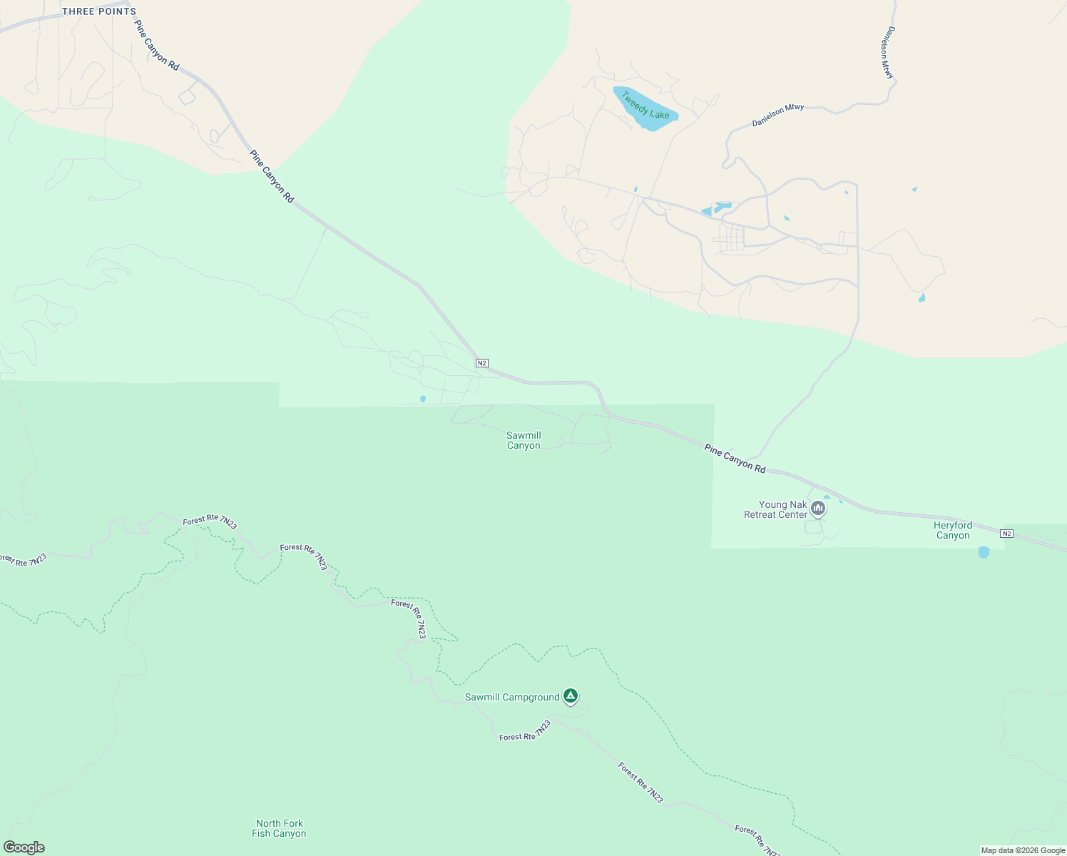 map of restaurants, bars, coffee shops, grocery stores, and more near 25000 Pine Canyon Road in Lake Hughes