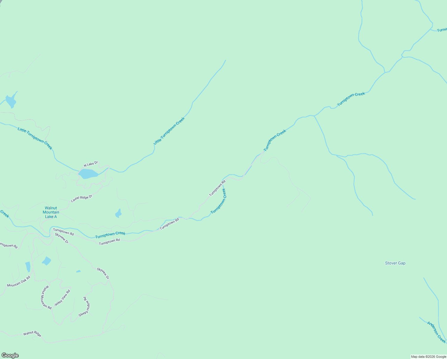 map of restaurants, bars, coffee shops, grocery stores, and more near 4814-4976 Turniptown Road in Ellijay