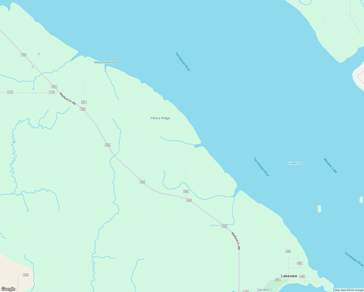 map of restaurants, bars, coffee shops, grocery stores, and more near 544 County Road 592 in Hillsboro