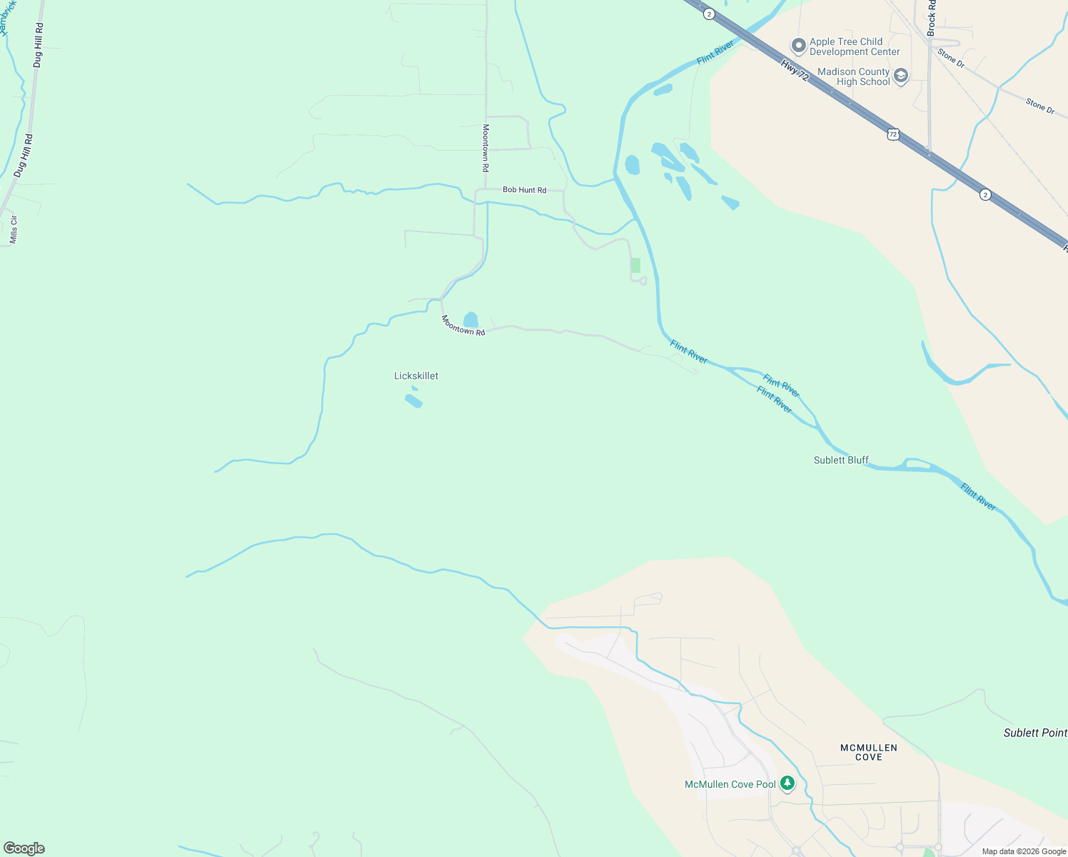 map of restaurants, bars, coffee shops, grocery stores, and more near 163 Berry Road in Brownsboro