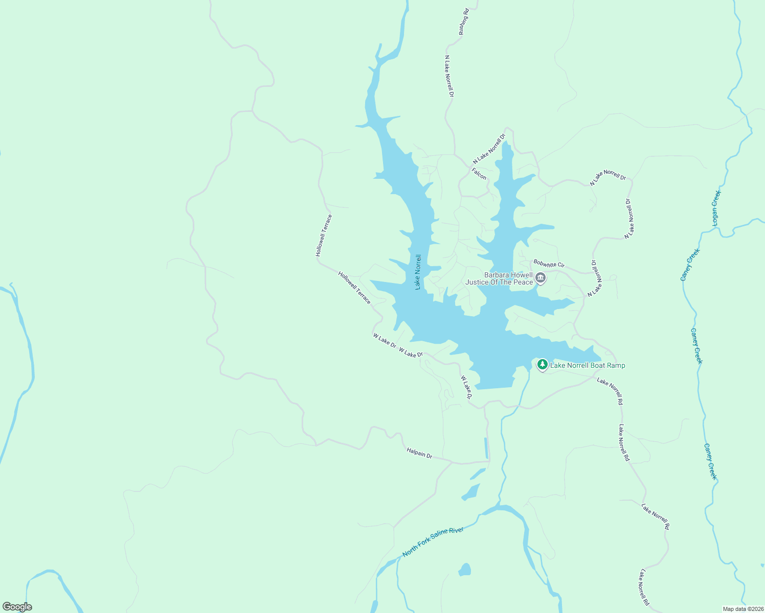 map of restaurants, bars, coffee shops, grocery stores, and more near 6728 Cabes Point Road in Alexander