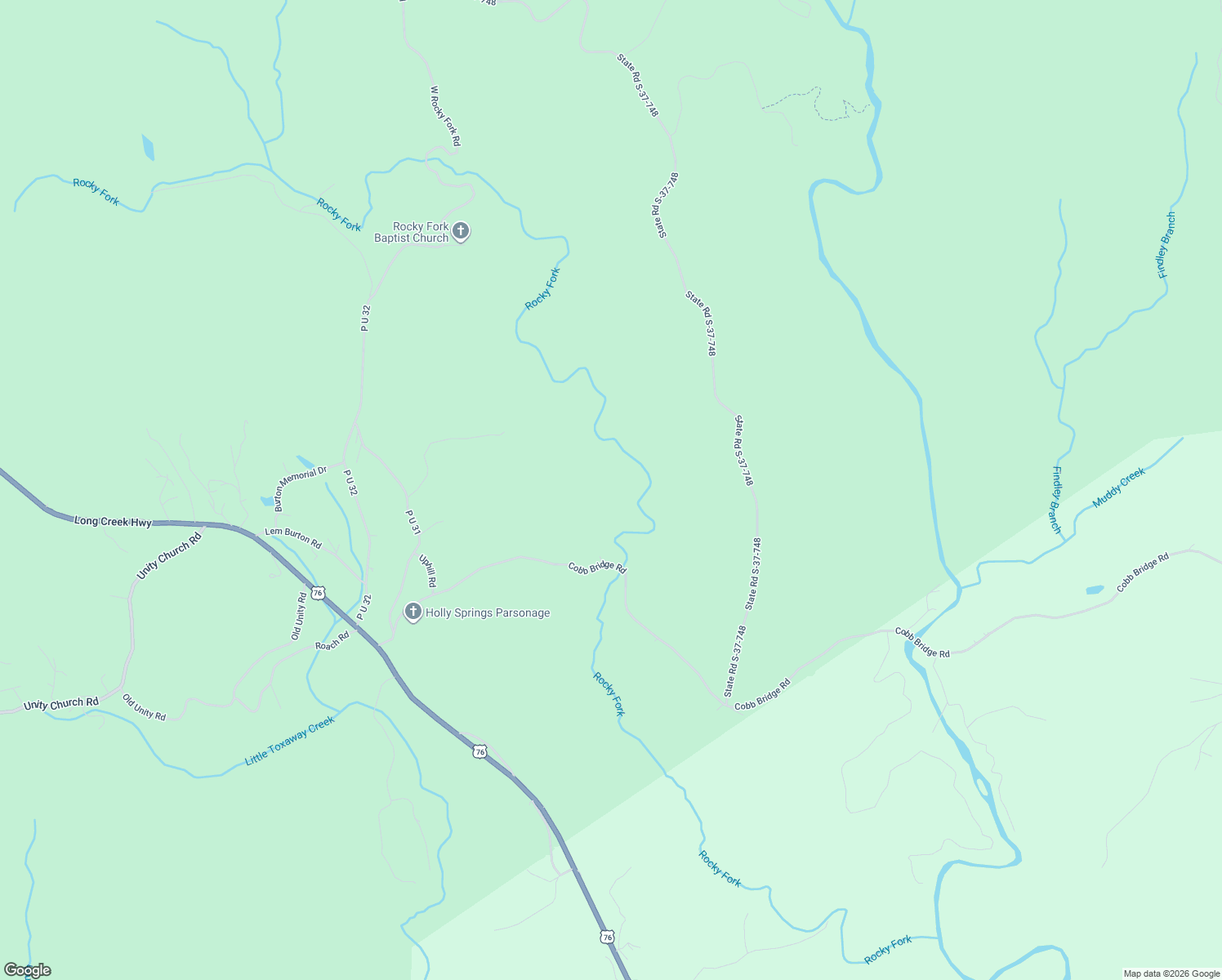 map of restaurants, bars, coffee shops, grocery stores, and more near in Long Creek