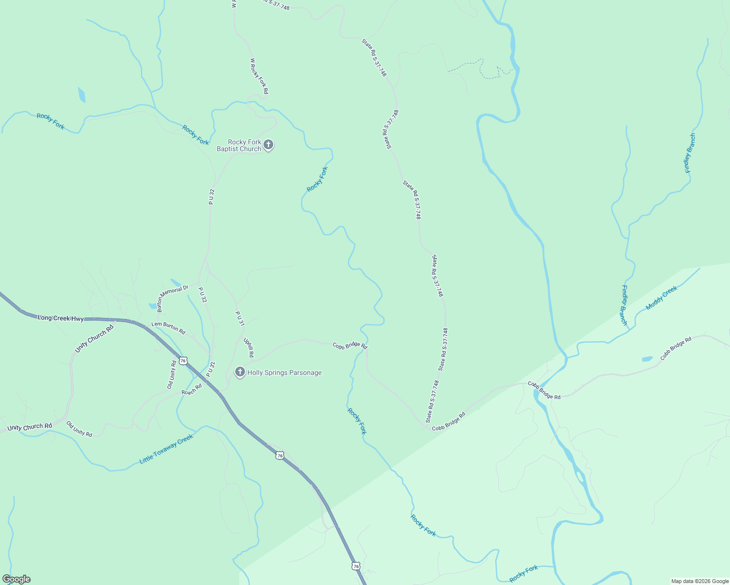 map of restaurants, bars, coffee shops, grocery stores, and more near in Long Creek