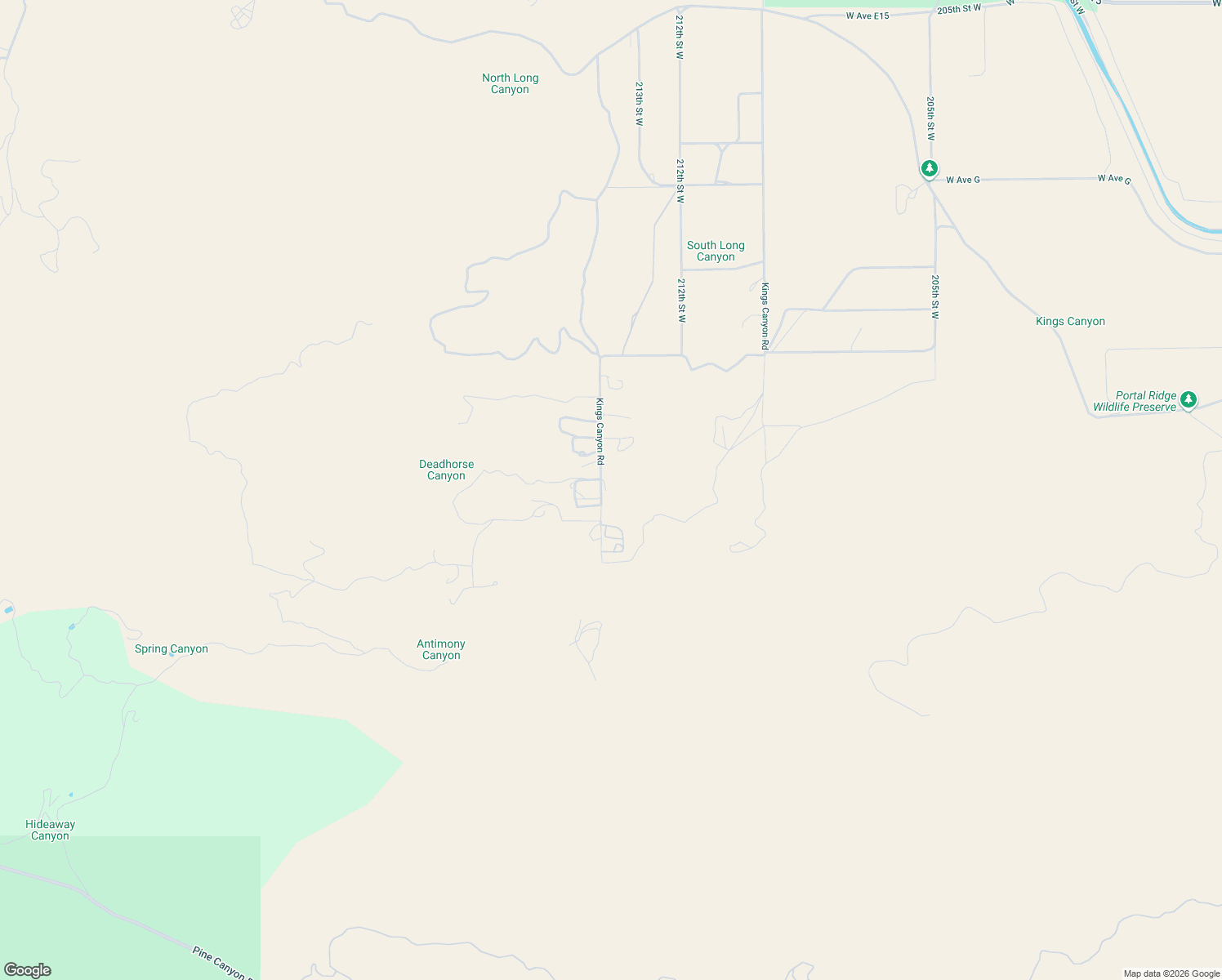 map of restaurants, bars, coffee shops, grocery stores, and more near 46472 Kings Canyon Road in Lancaster