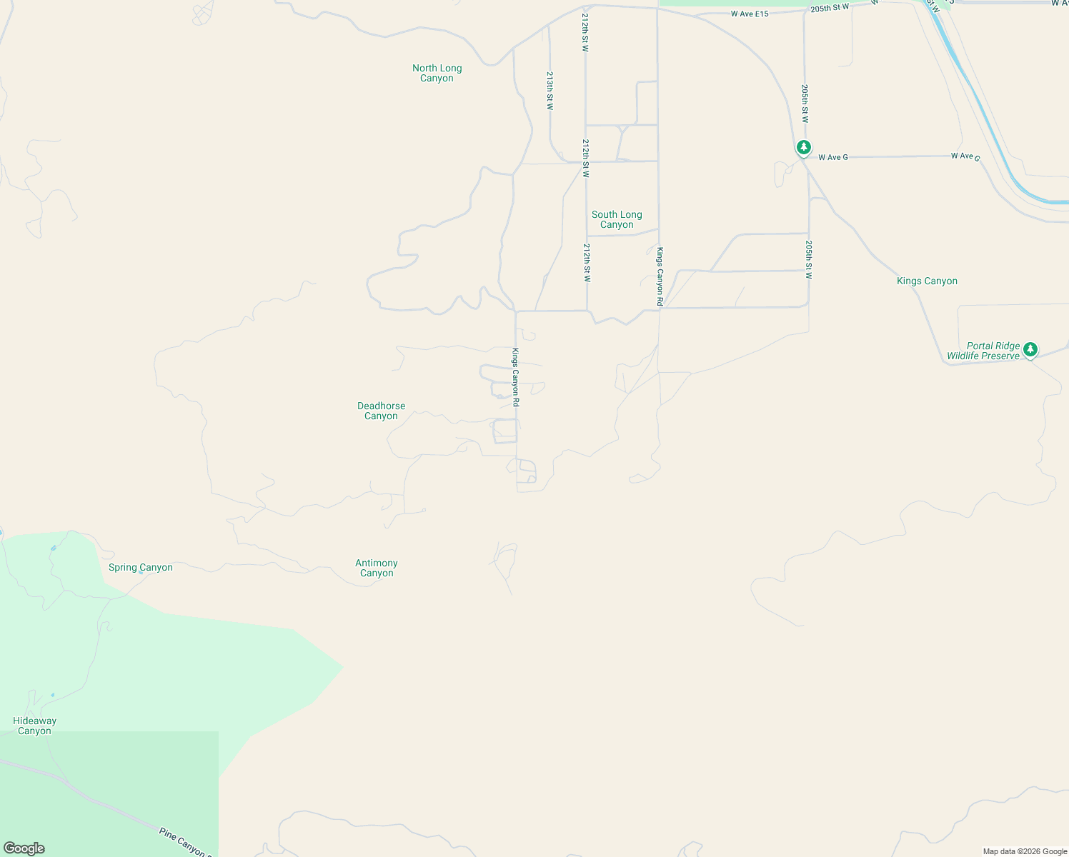 map of restaurants, bars, coffee shops, grocery stores, and more near 46472 Kings Canyon Road in Lancaster