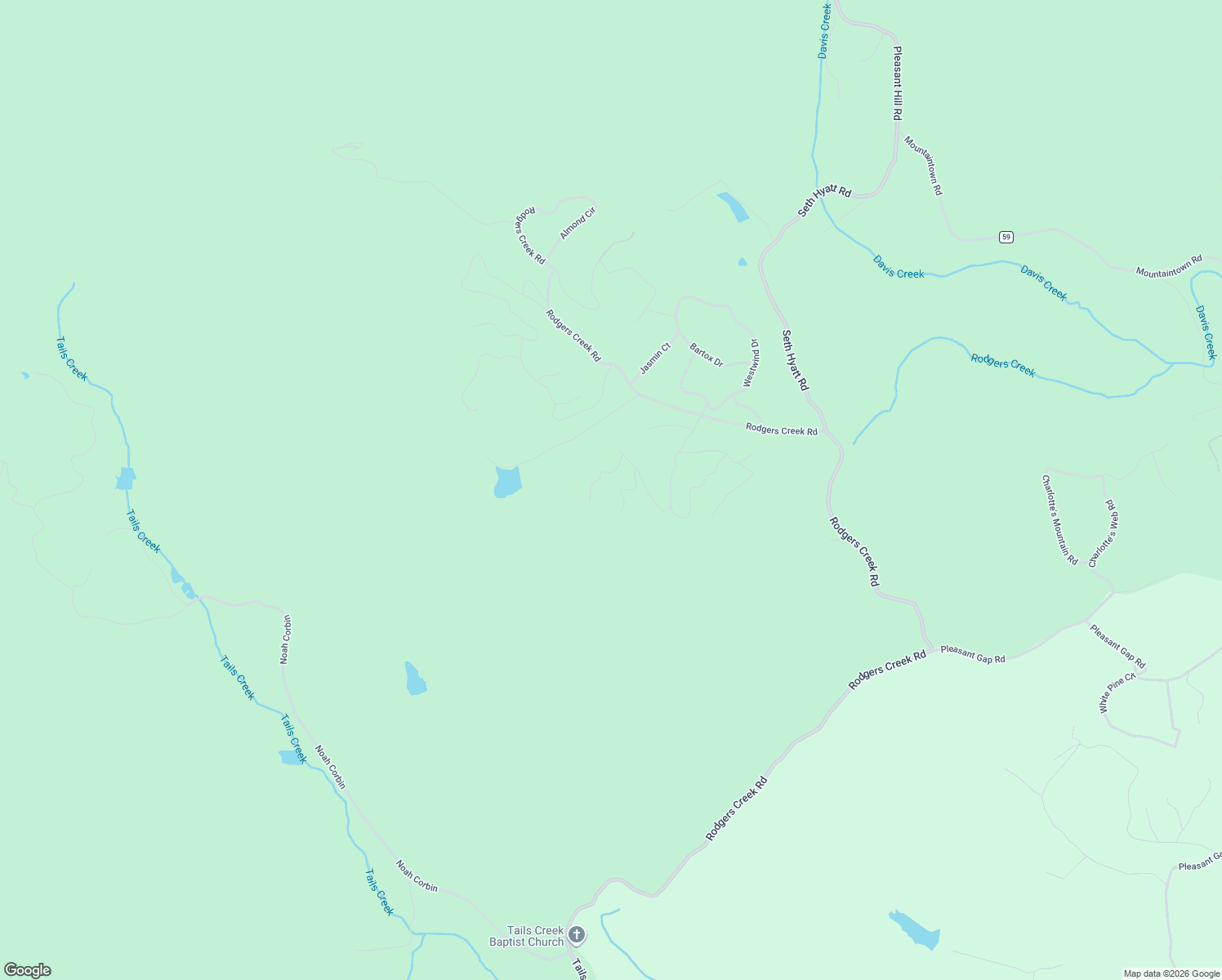 map of restaurants, bars, coffee shops, grocery stores, and more near 6001 Boone Court in Ellijay