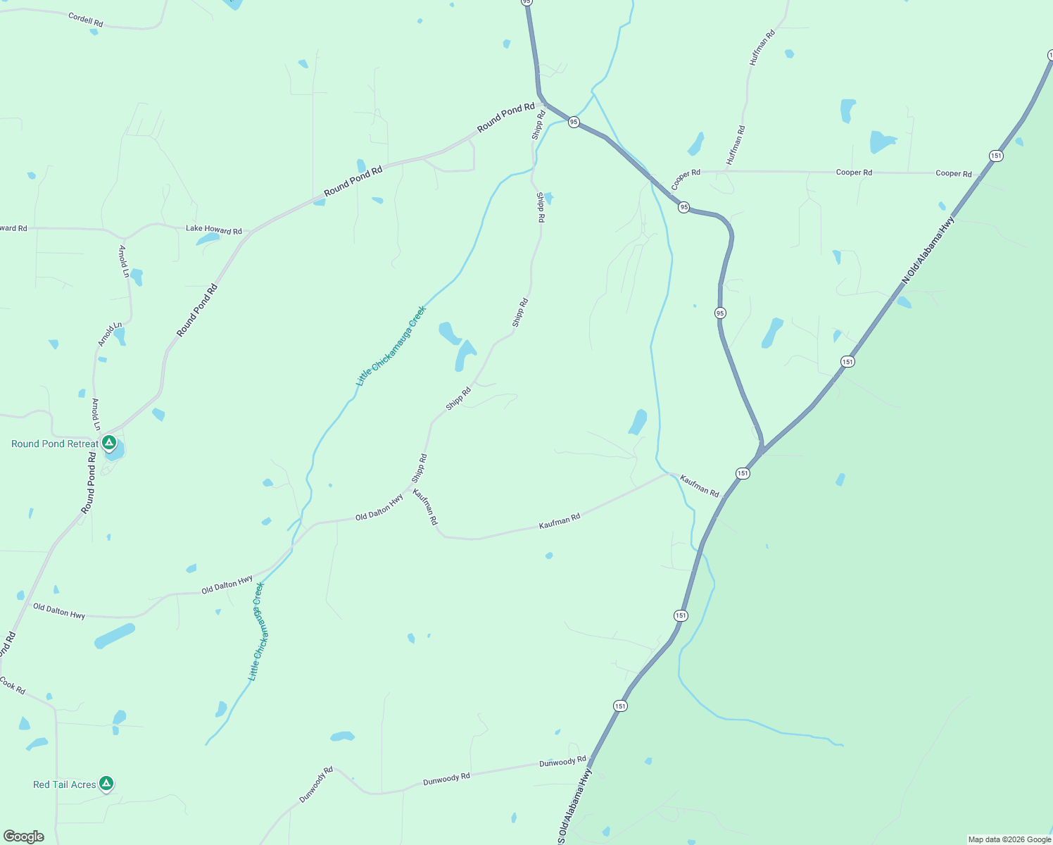 map of restaurants, bars, coffee shops, grocery stores, and more near 234 Blueberry Ridge Road in LaFayette