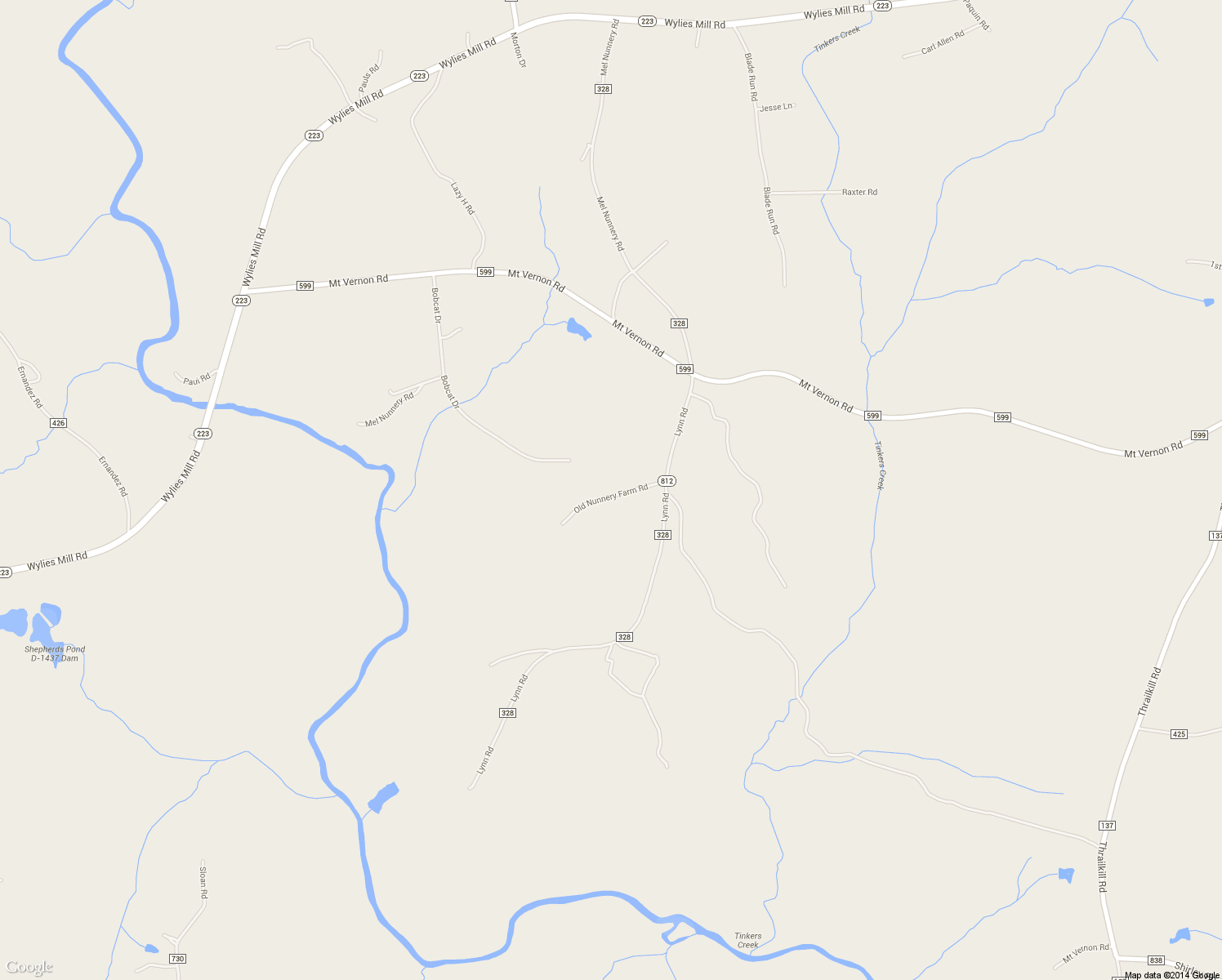 map of restaurants, bars, coffee shops, grocery stores, and more near 954 Old Nunnery Farm Road in Fort Lawn