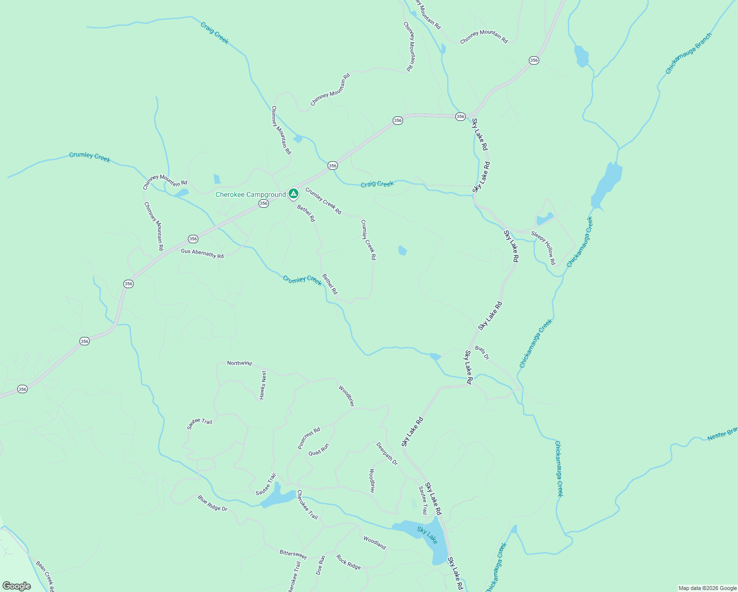 map of restaurants, bars, coffee shops, grocery stores, and more near 879 Crumley Creek Road in Sautee Nacoochee