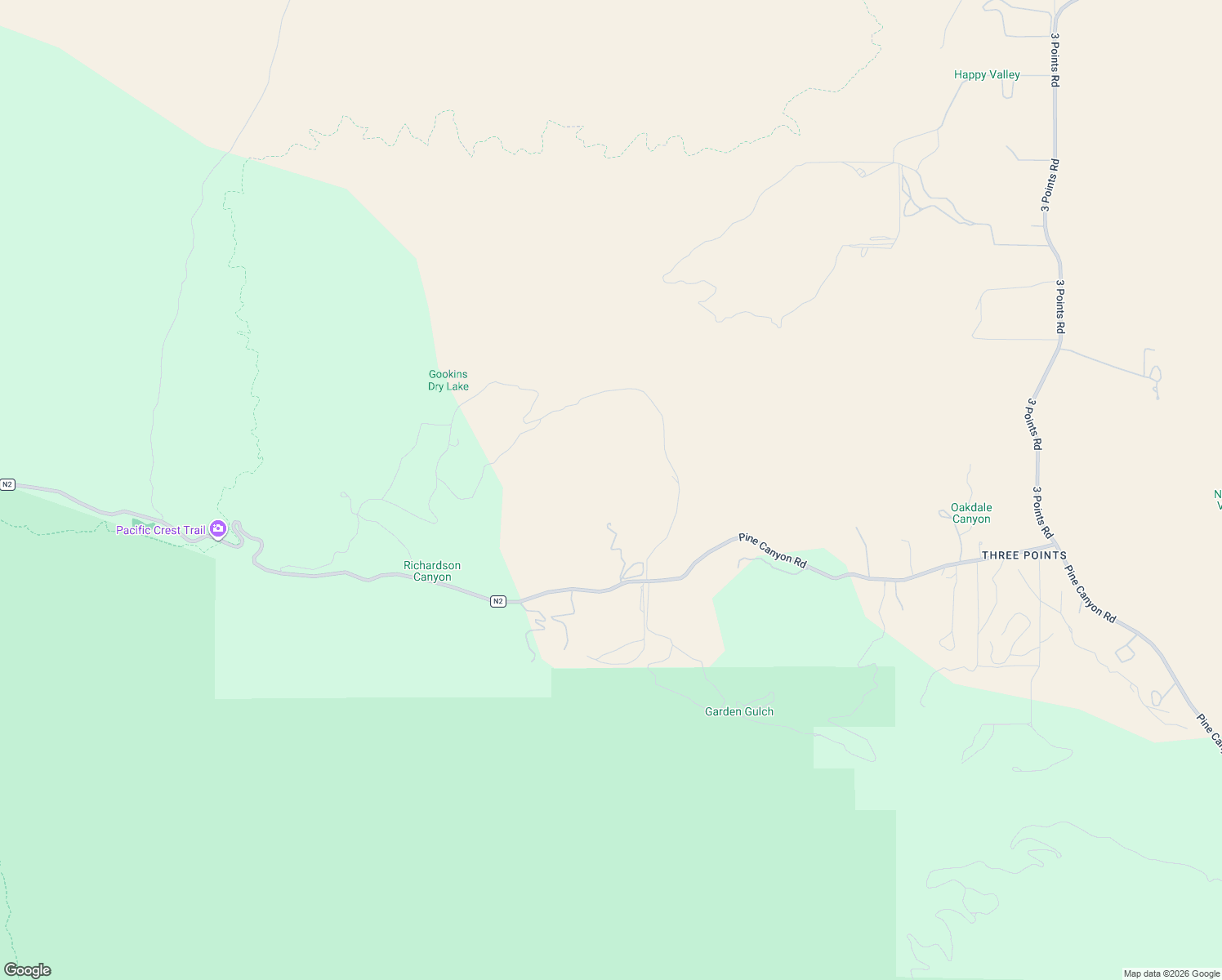 map of restaurants, bars, coffee shops, grocery stores, and more near 28765 Pine Canyon Road in Lake Hughes