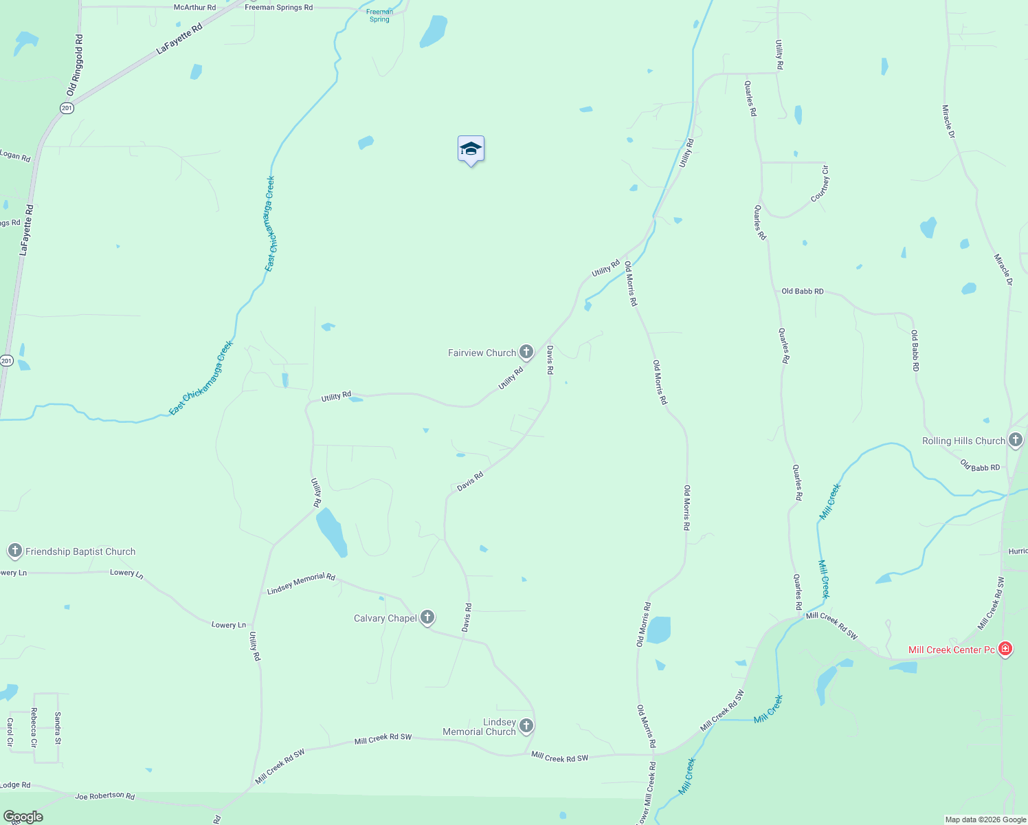 map of restaurants, bars, coffee shops, grocery stores, and more near 2908 Davis Road in Rocky Face