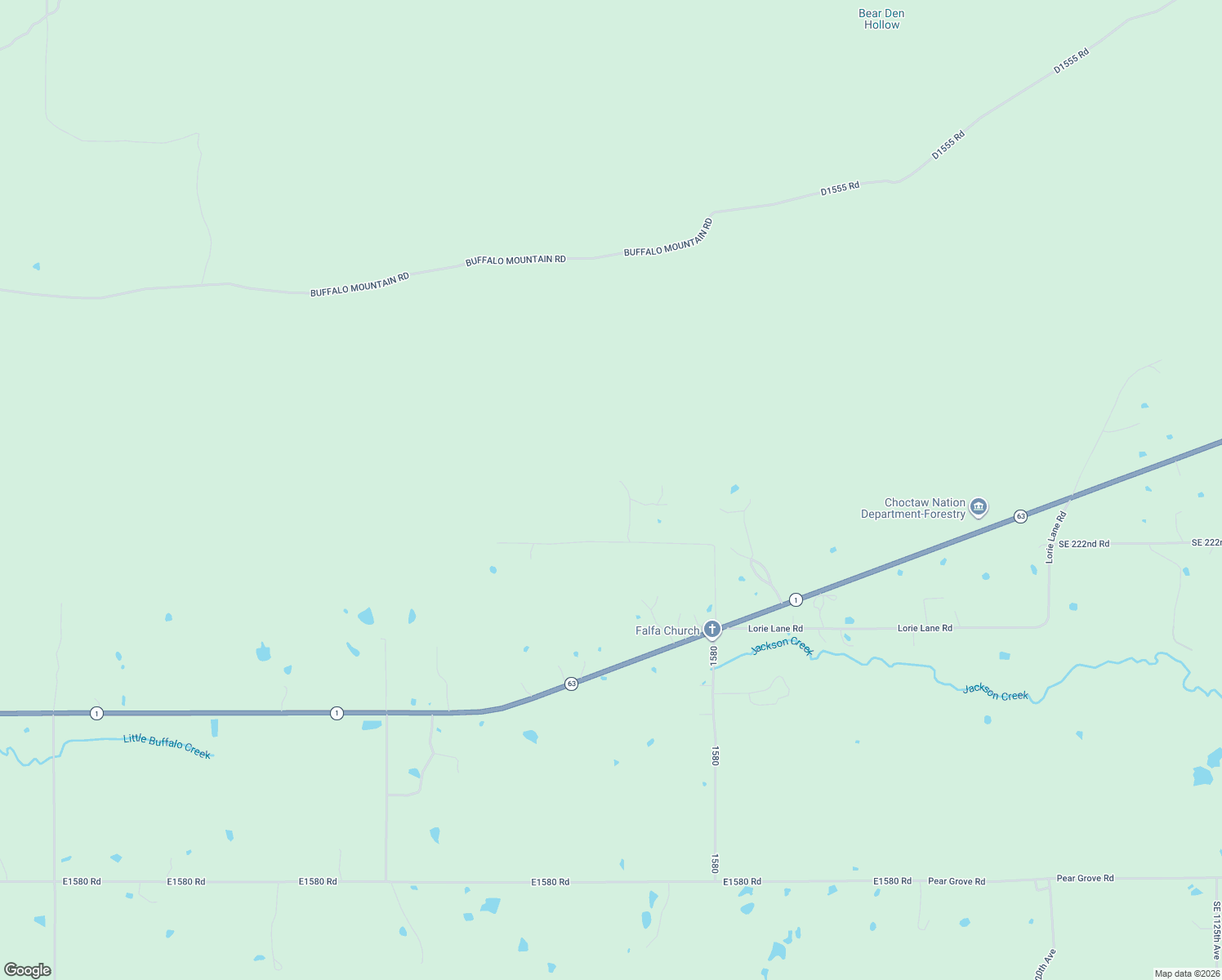 map of restaurants, bars, coffee shops, grocery stores, and more near 10762 SE 220th Rd in Talihina
