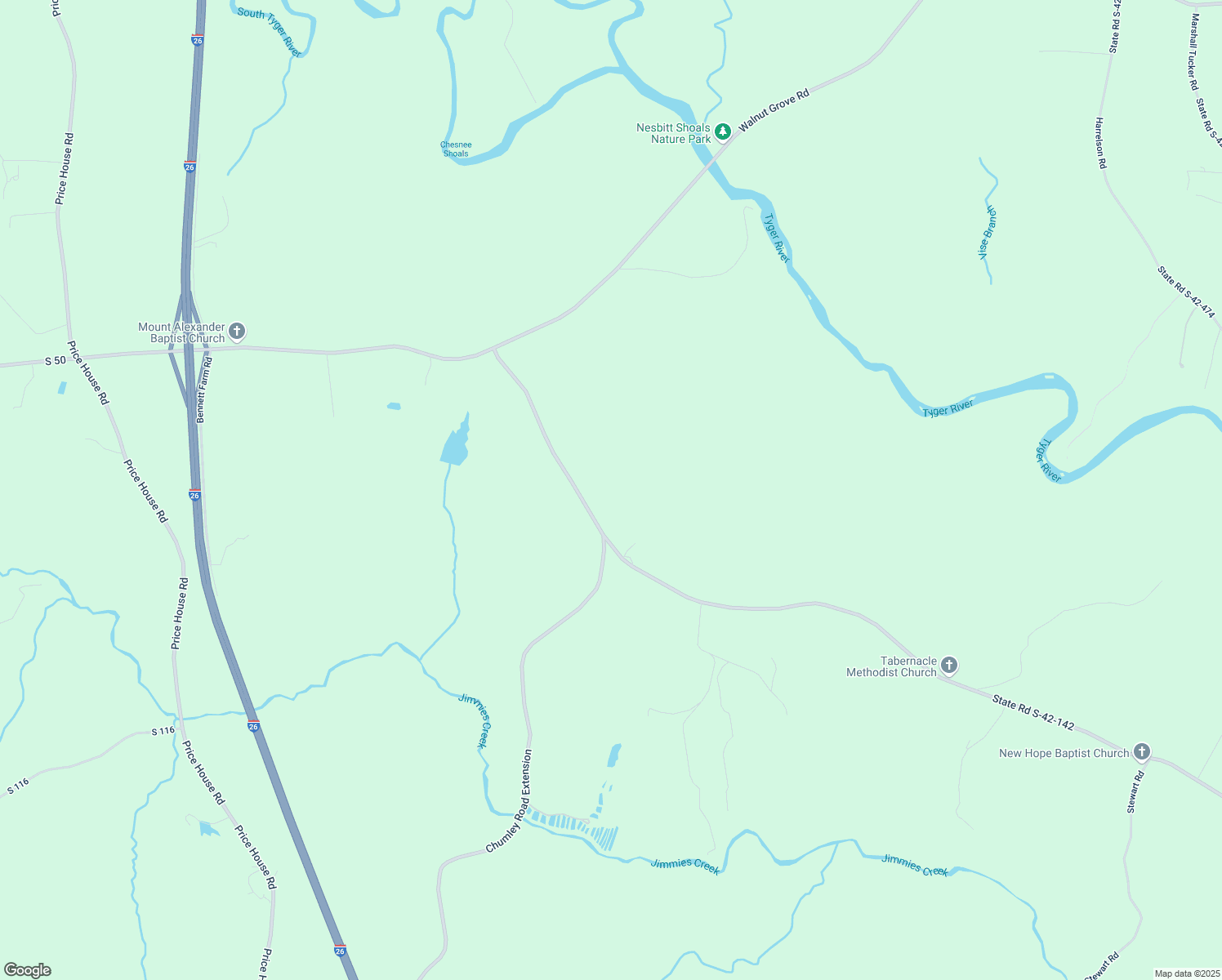 map of restaurants, bars, coffee shops, grocery stores, and more near 501 Shaw Road in Roebuck