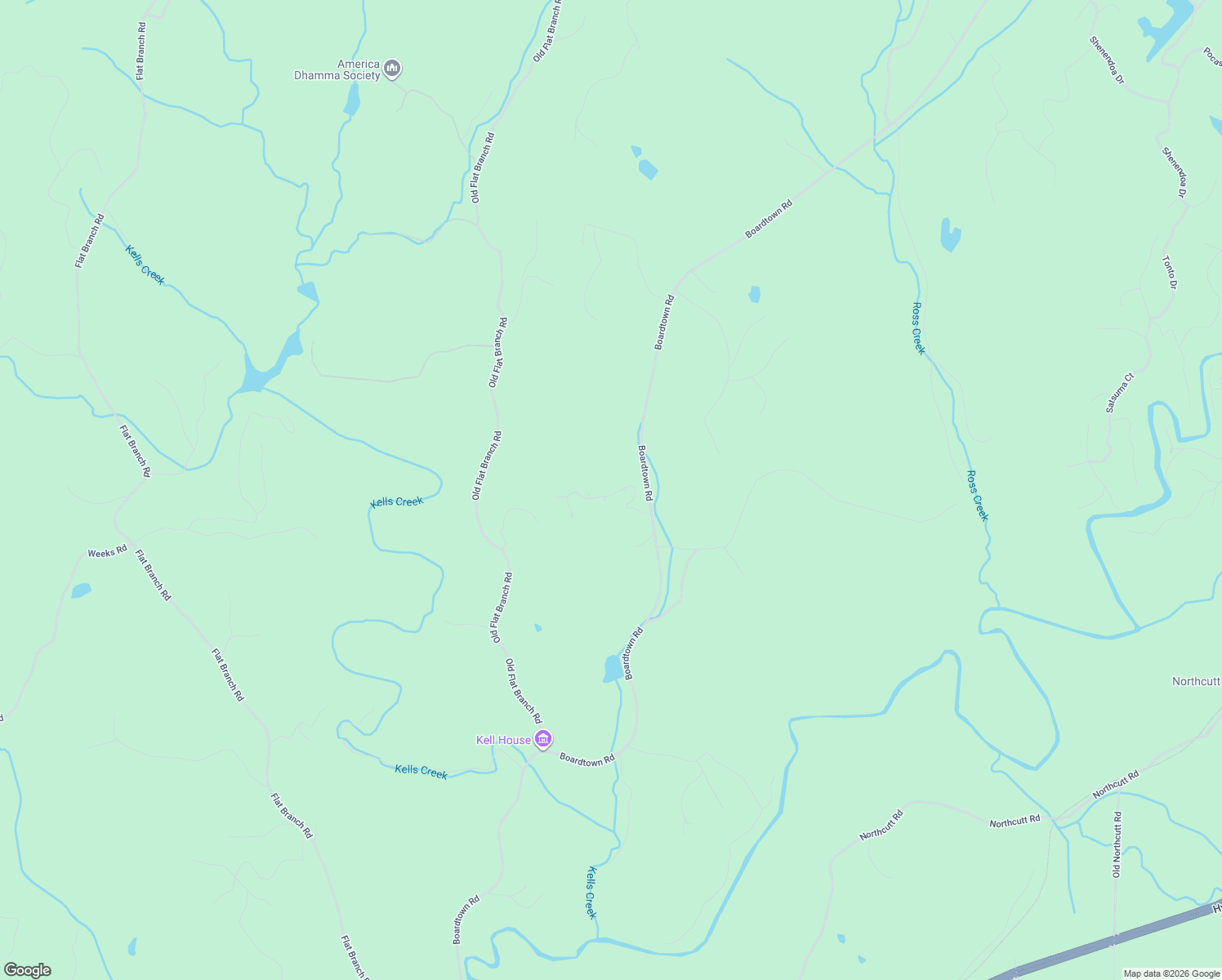 map of restaurants, bars, coffee shops, grocery stores, and more near 254 North Ridge Drive in Ellijay