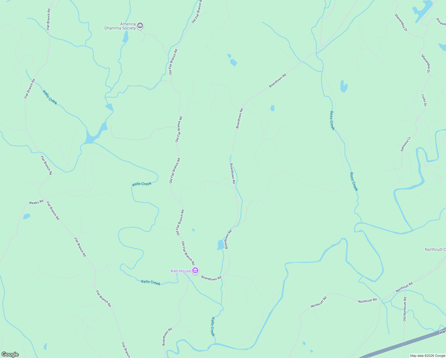 map of restaurants, bars, coffee shops, grocery stores, and more near 254 North Ridge Drive in Ellijay