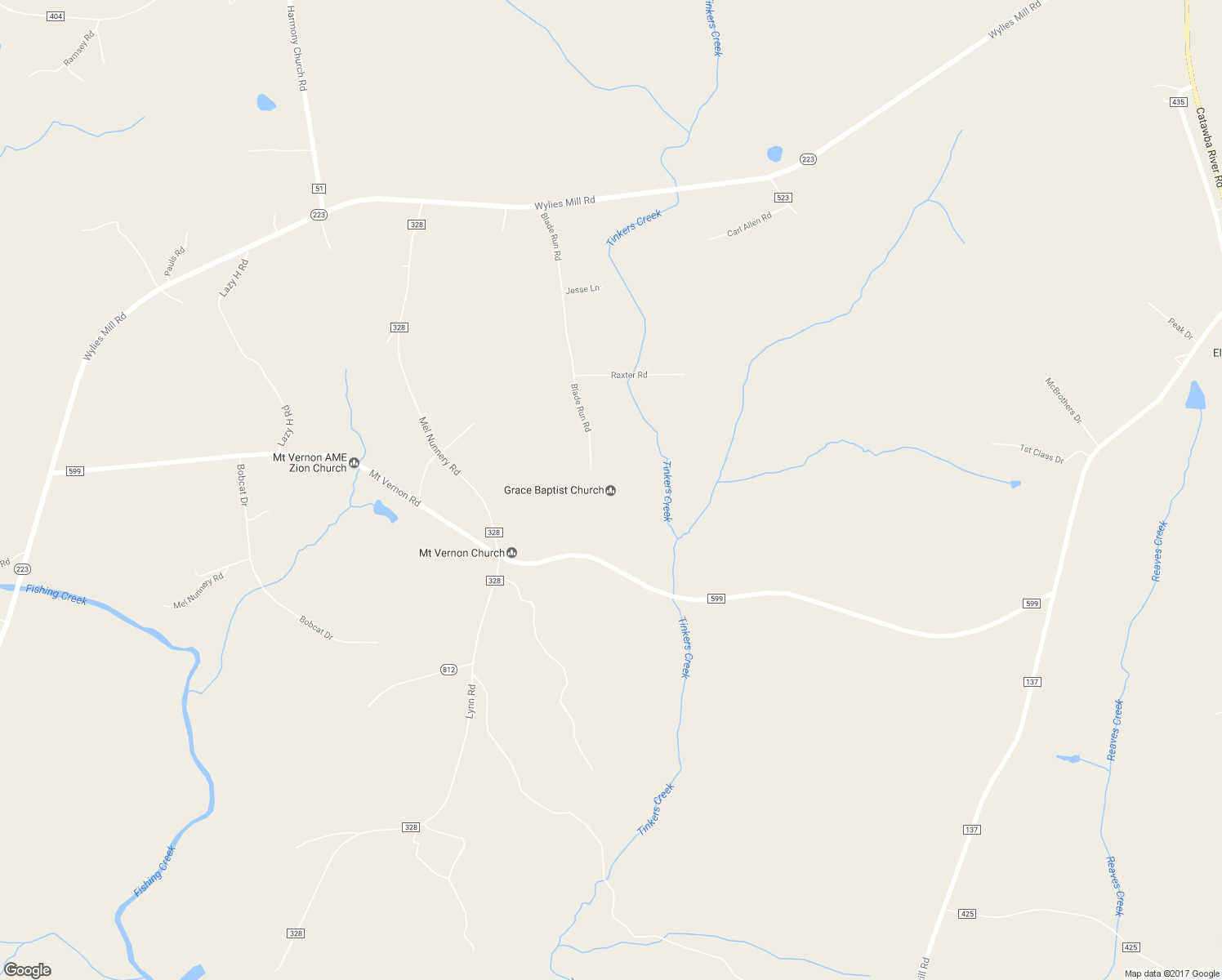 map of restaurants, bars, coffee shops, grocery stores, and more near 4817 Blade Run Road in Edgemoor