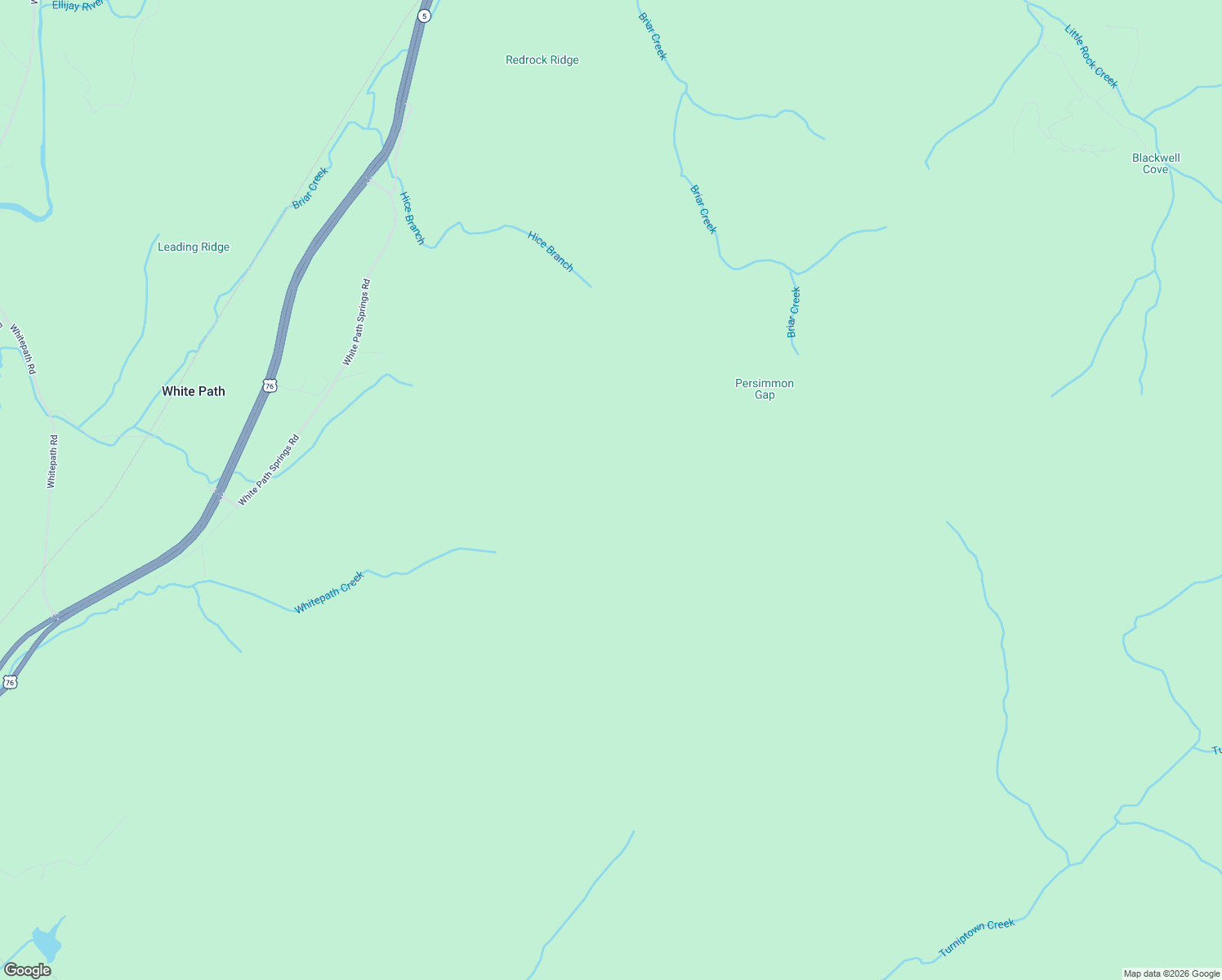 map of restaurants, bars, coffee shops, grocery stores, and more near 636 Oak Shadow Lane in Ellijay