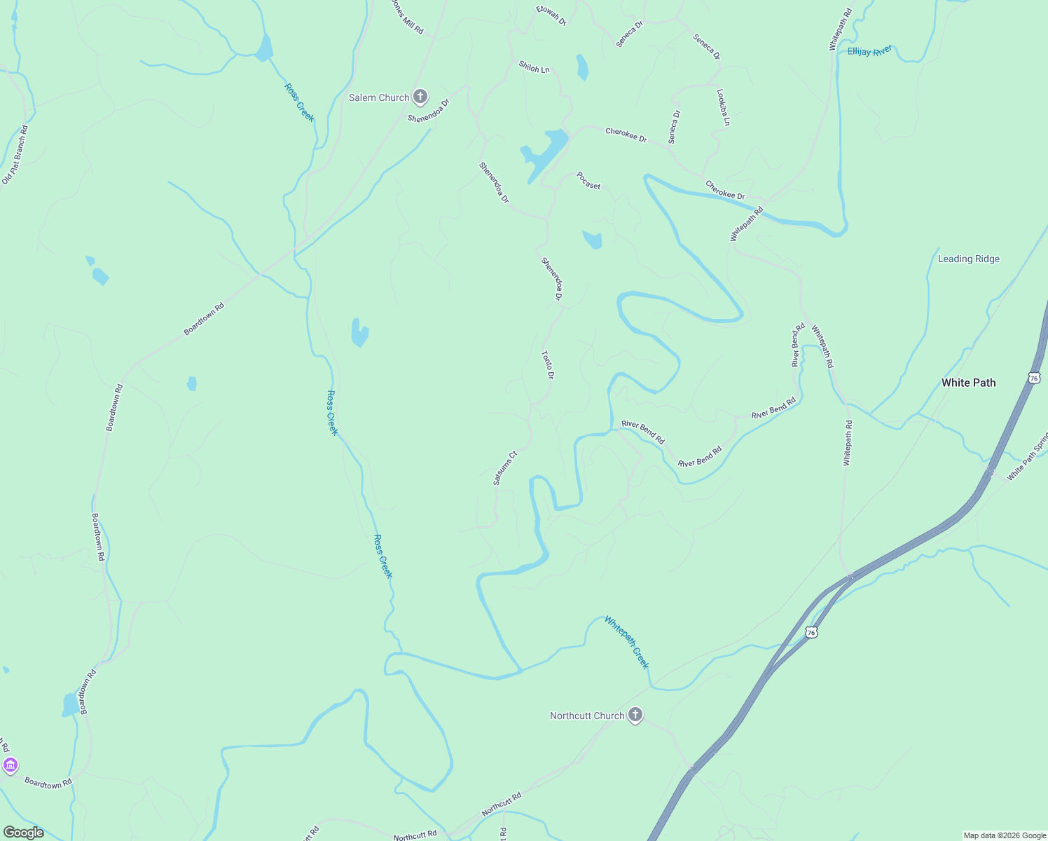 map of restaurants, bars, coffee shops, grocery stores, and more near in Gilmer County