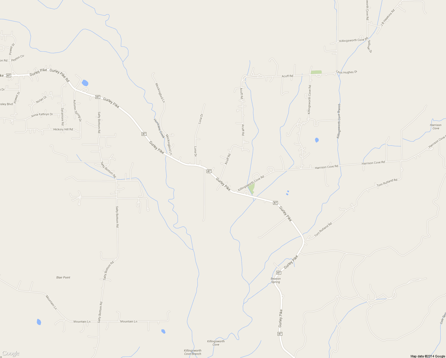 map of restaurants, bars, coffee shops, grocery stores, and more near 1935 Gurley Pike in Gurley