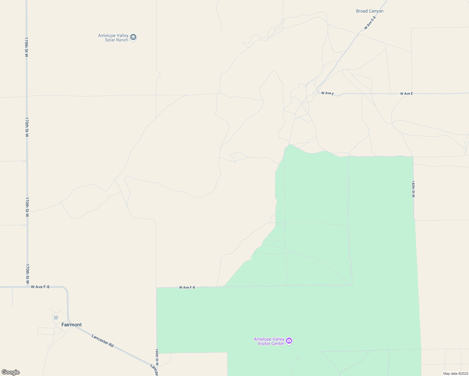 map of restaurants, bars, coffee shops, grocery stores, and more near Unnamed Road in Quartz Hill
