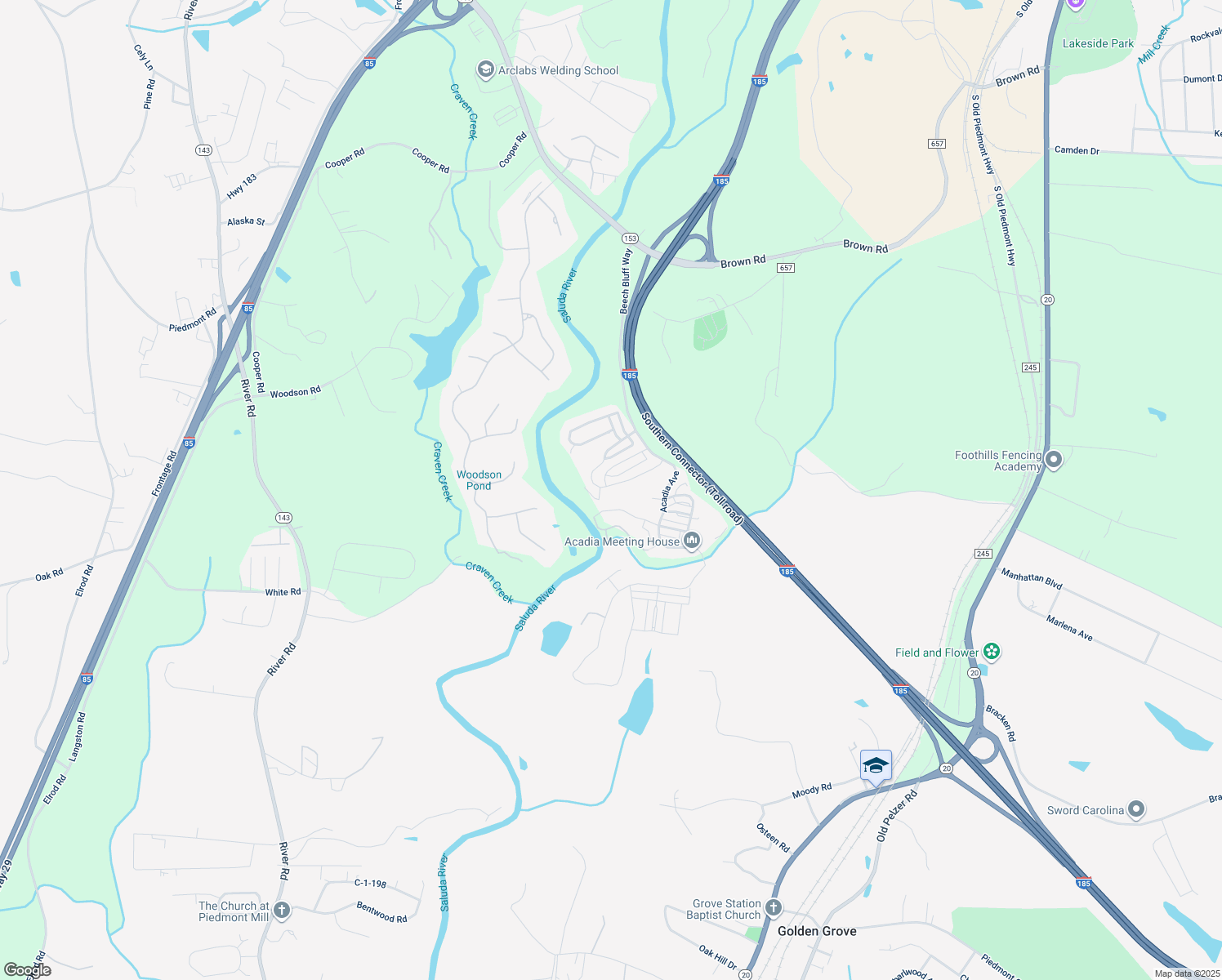 map of restaurants, bars, coffee shops, grocery stores, and more near 54 Adulas Drive in Piedmont