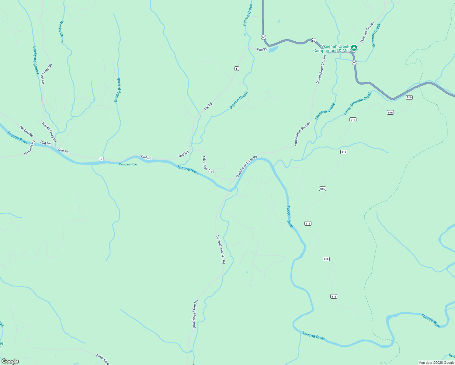 map of restaurants, bars, coffee shops, grocery stores, and more near 1410 Doublehead Gap Road in Blue Ridge