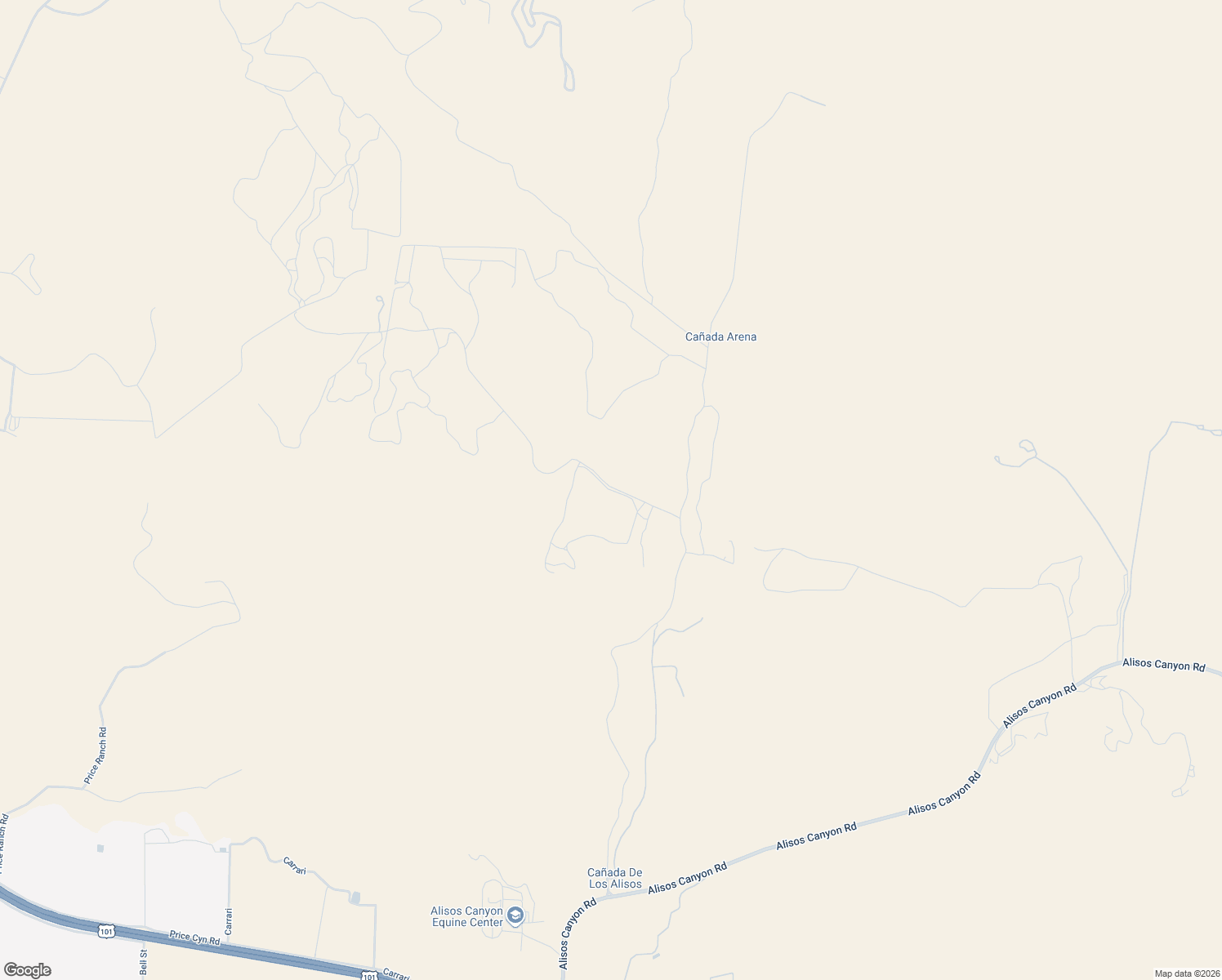 map of restaurants, bars, coffee shops, grocery stores, and more near Alisos Canyon Rd in Goleta