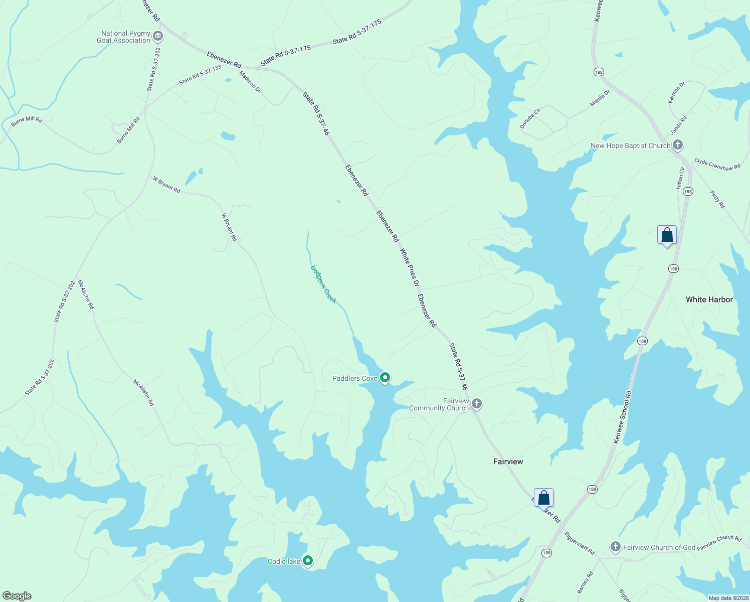 map of restaurants, bars, coffee shops, grocery stores, and more near in Fairview