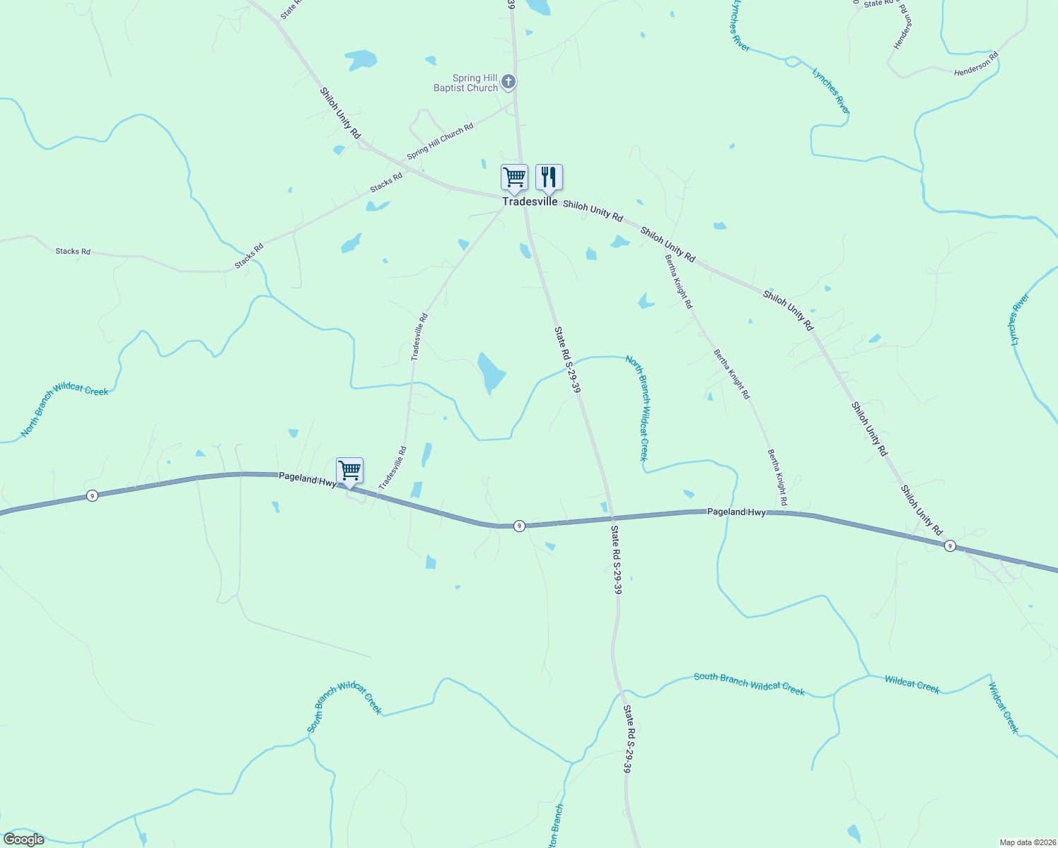 map of restaurants, bars, coffee shops, grocery stores, and more near 550 Starwood Lane in Lancaster