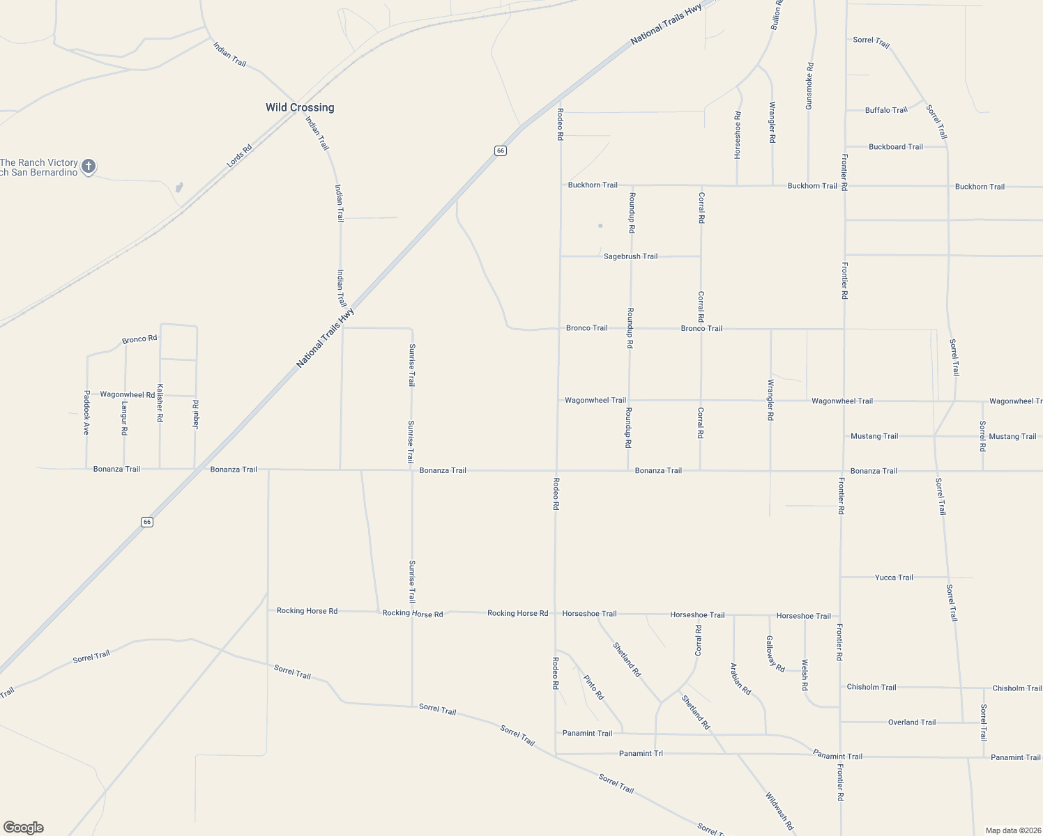 map of restaurants, bars, coffee shops, grocery stores, and more near 28312 Rodeo Road in Helendale