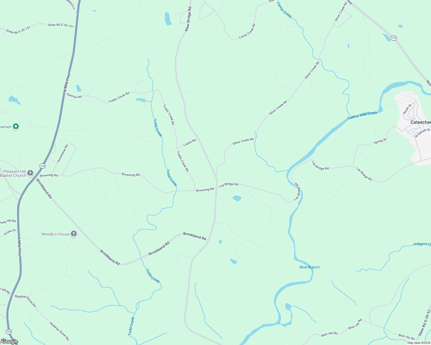 map of restaurants, bars, coffee shops, grocery stores, and more near 760 State Road S-39-277 in Central