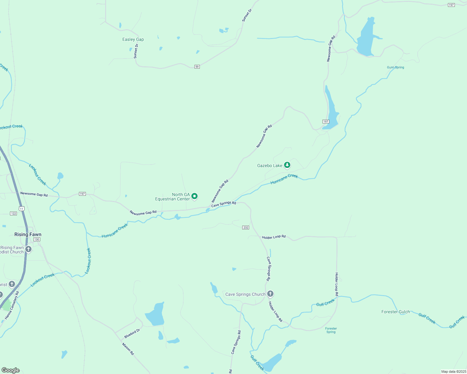 map of restaurants, bars, coffee shops, grocery stores, and more near 2970 Newsome Gap Road in Rising Fawn