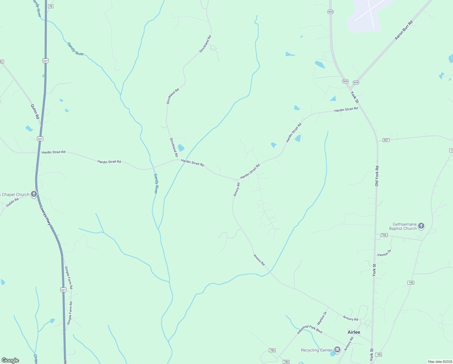 map of restaurants, bars, coffee shops, grocery stores, and more near 1918 Hardin Strait Road in Chester