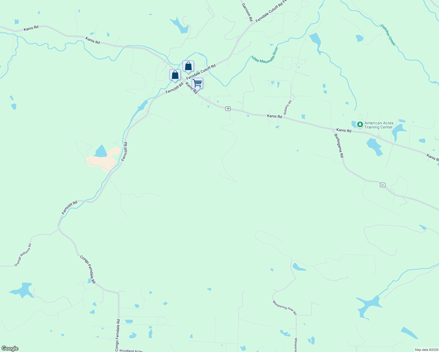map of restaurants, bars, coffee shops, grocery stores, and more near 1117 Golden Pond Road in Little Rock