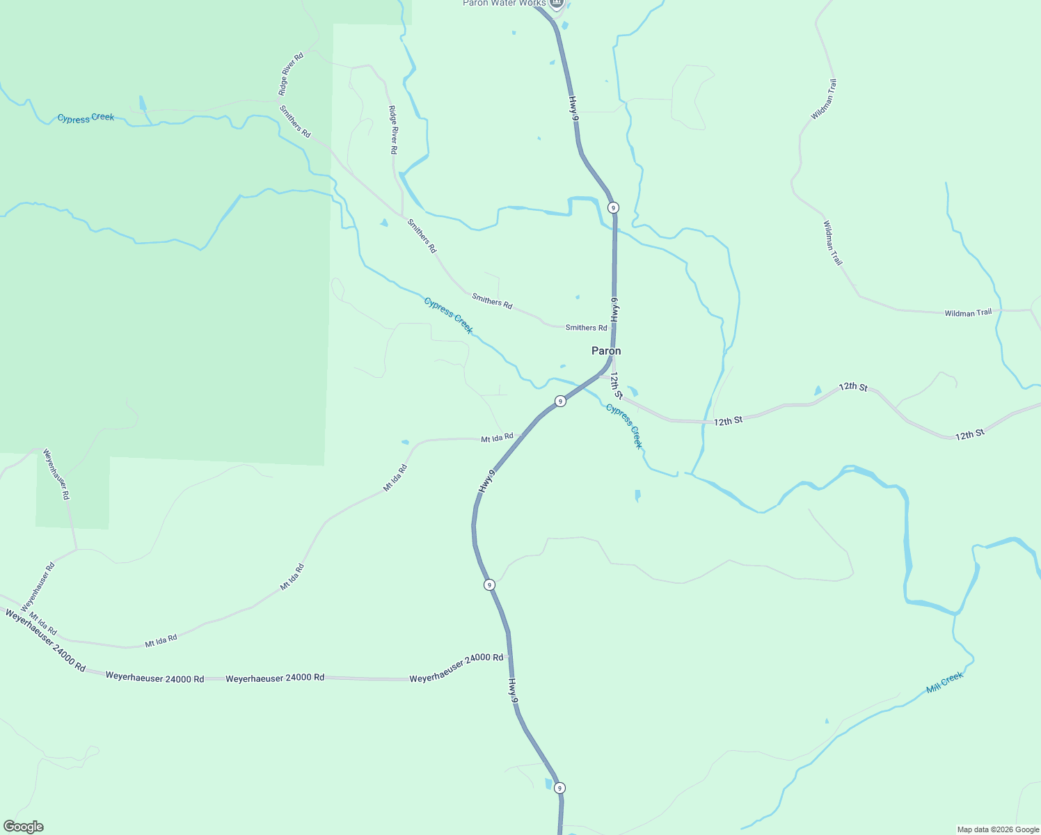 map of restaurants, bars, coffee shops, grocery stores, and more near 21750 Nelson Road in Paron