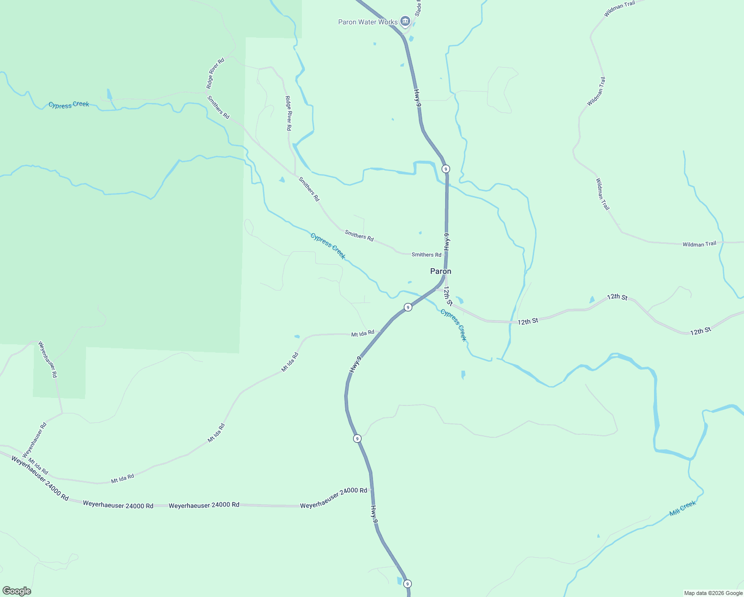 map of restaurants, bars, coffee shops, grocery stores, and more near 21750 Nelson Road in Paron