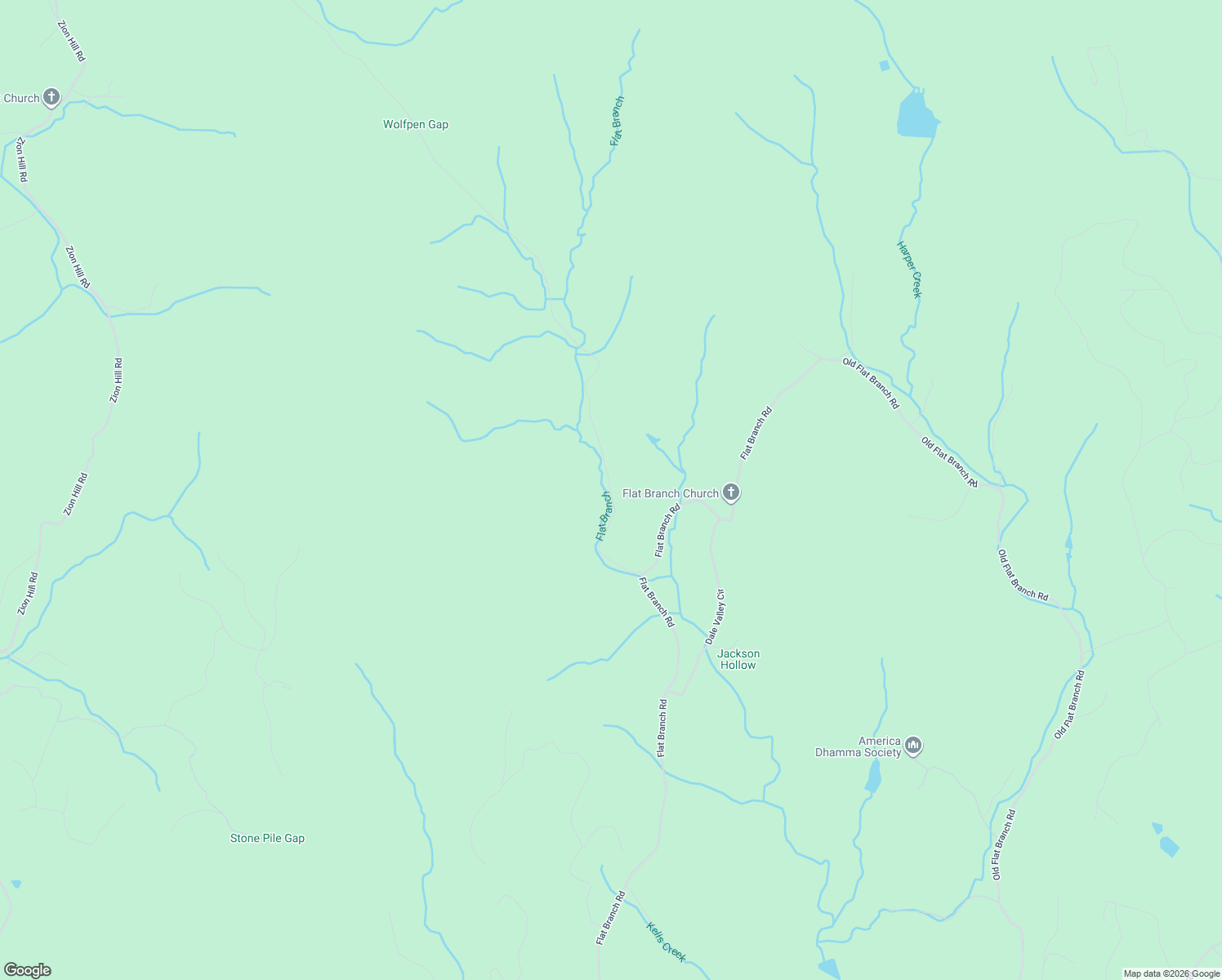 map of restaurants, bars, coffee shops, grocery stores, and more near 286 Wolf Pen Gap Road in Ellijay