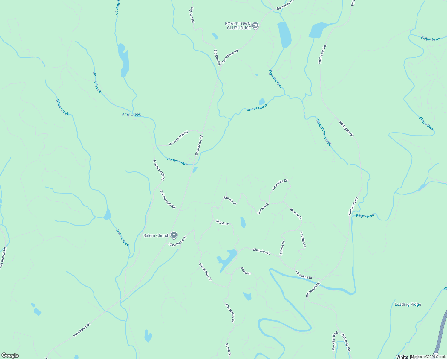 map of restaurants, bars, coffee shops, grocery stores, and more near 204 Hunter Hill Way in Ellijay