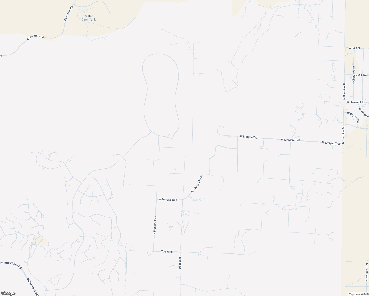 map of restaurants, bars, coffee shops, grocery stores, and more near 4600 Sunshine Trail in Prescott